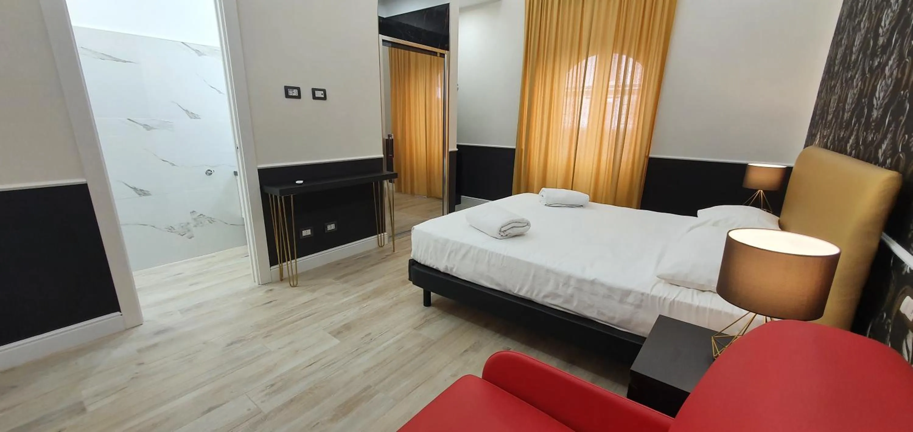 View (from property/room), Bed in Rome Aparts