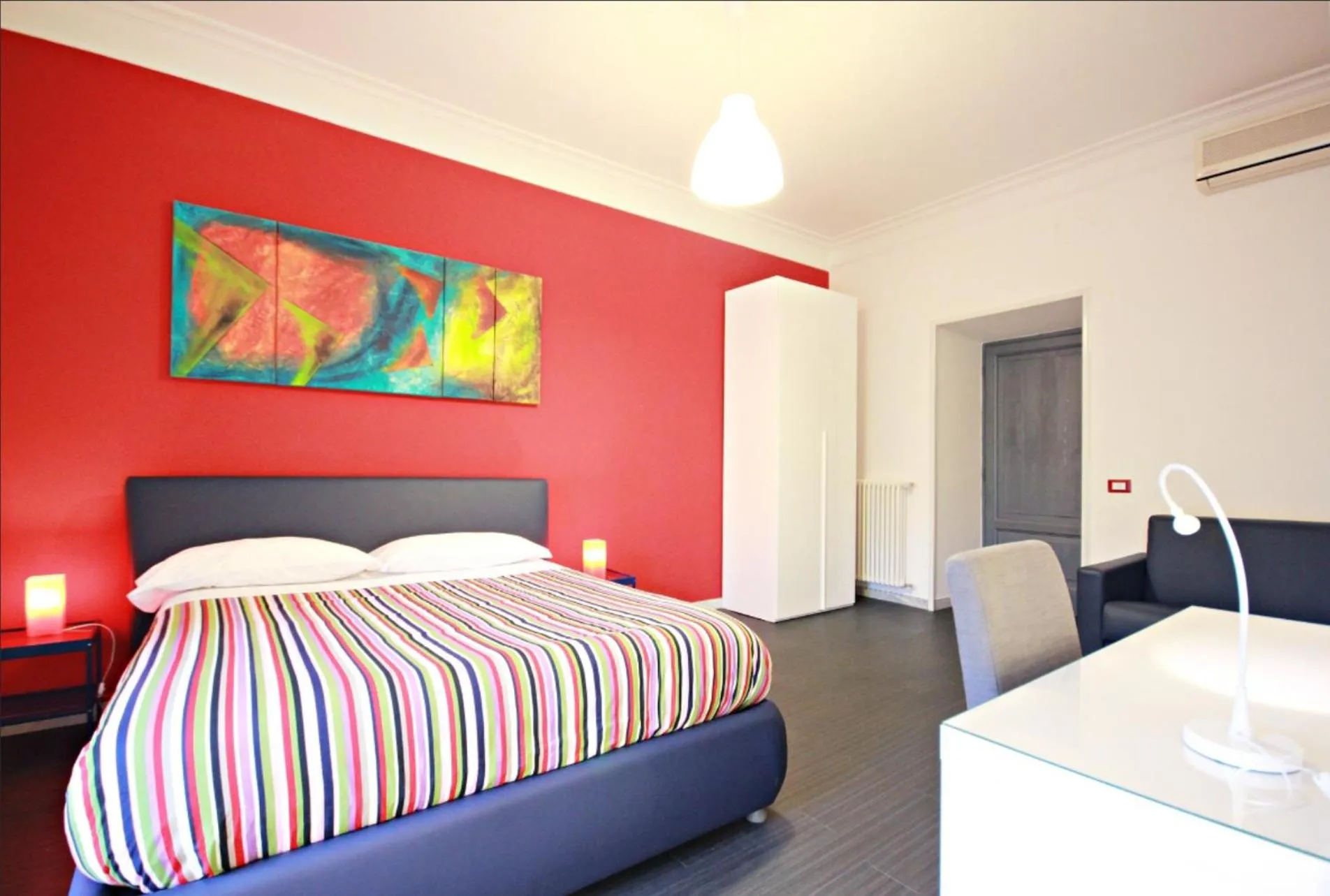 Bedroom, Bed in Rome Aparts