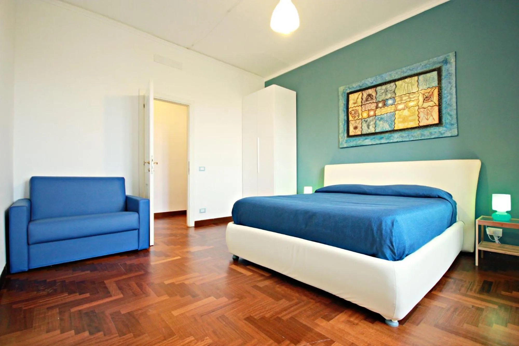 Bedroom, Bed in Rome Aparts