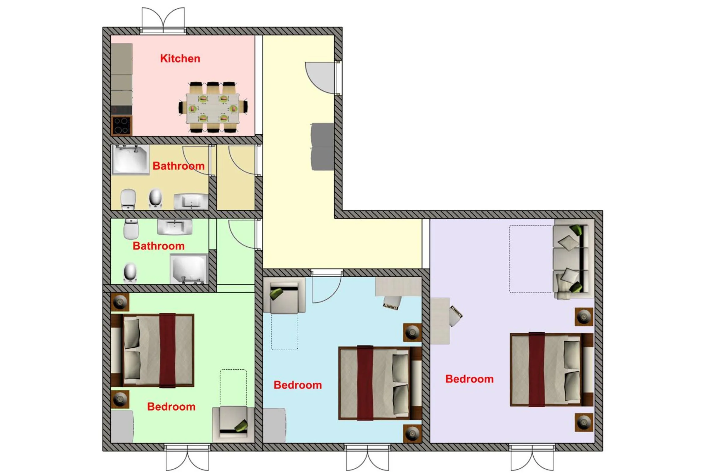 Floor plan in Rome Aparts