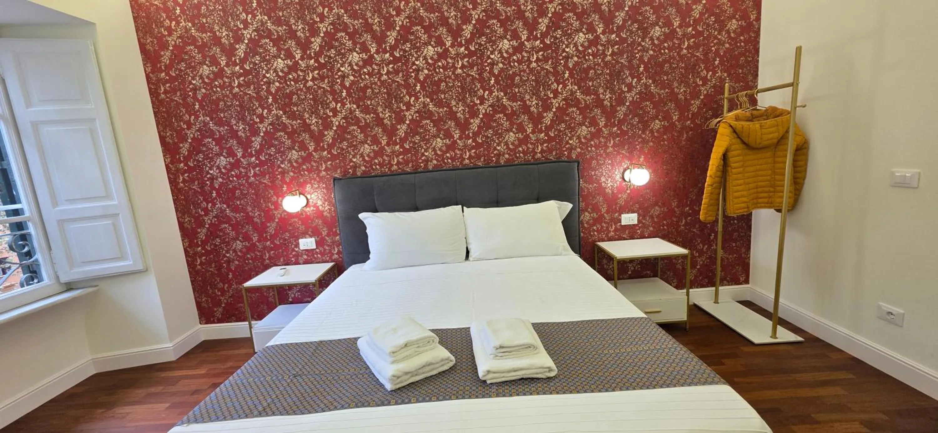 Bedroom, Bed in Rome Aparts