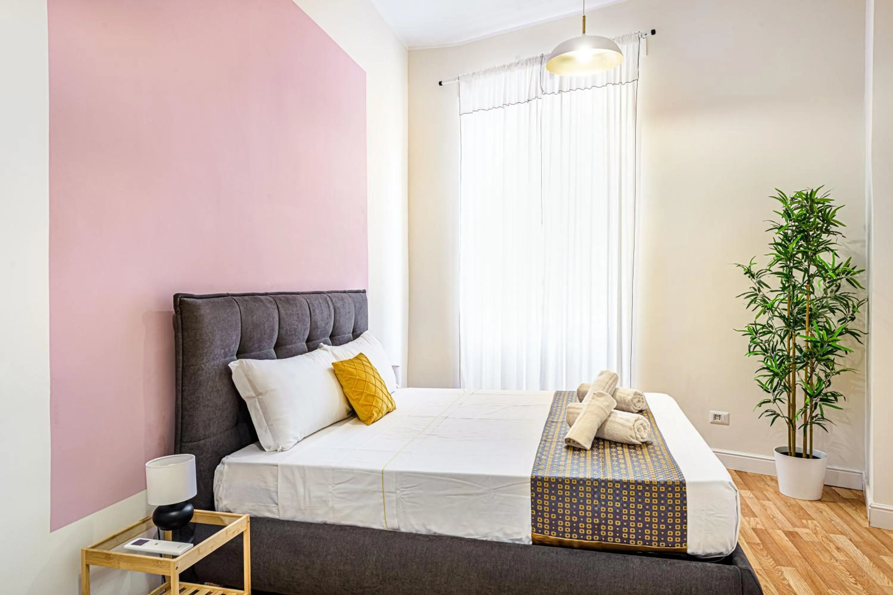 Bedroom, Bed in Rome Aparts