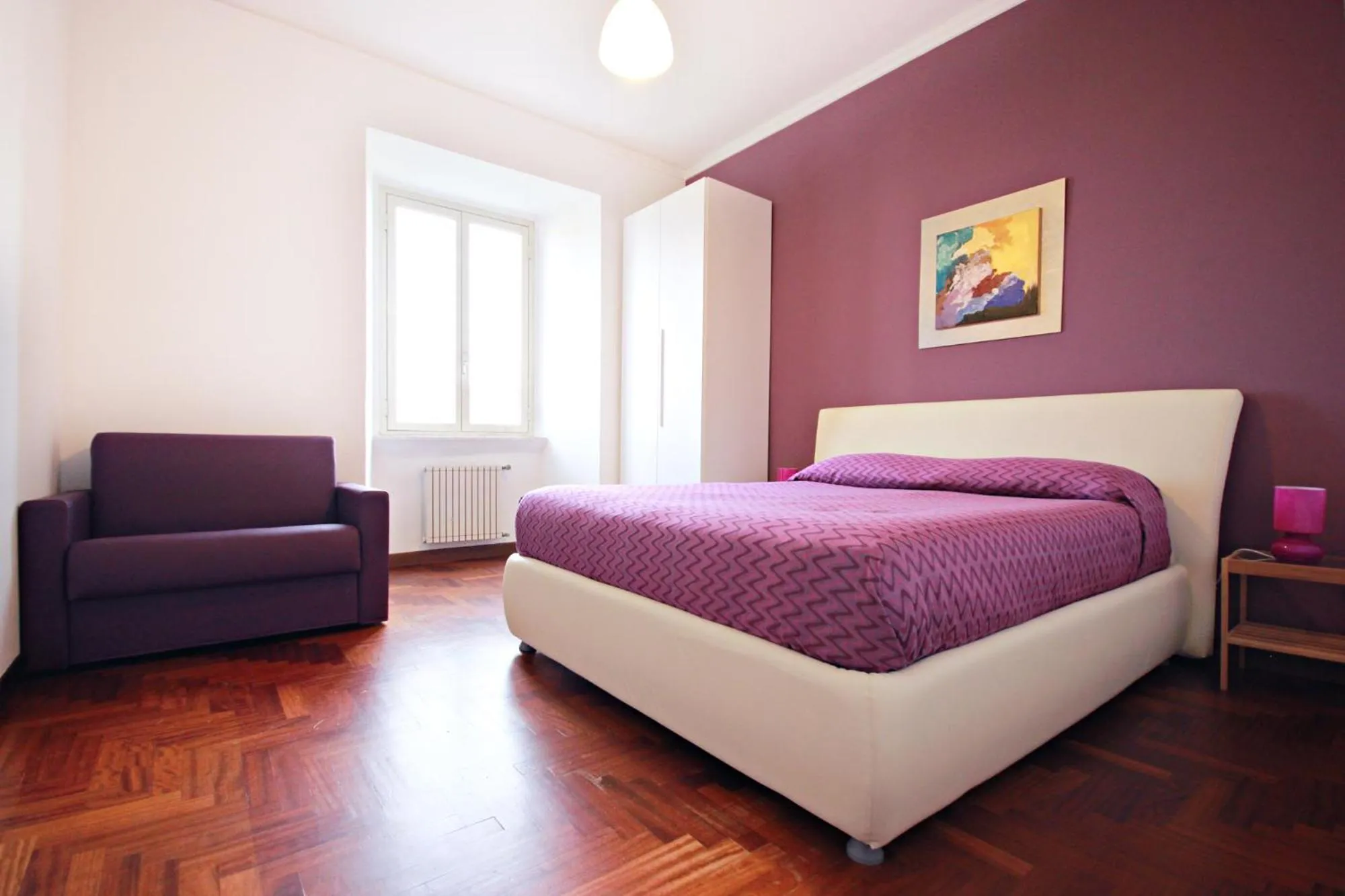 Bedroom, Bed in Rome Aparts