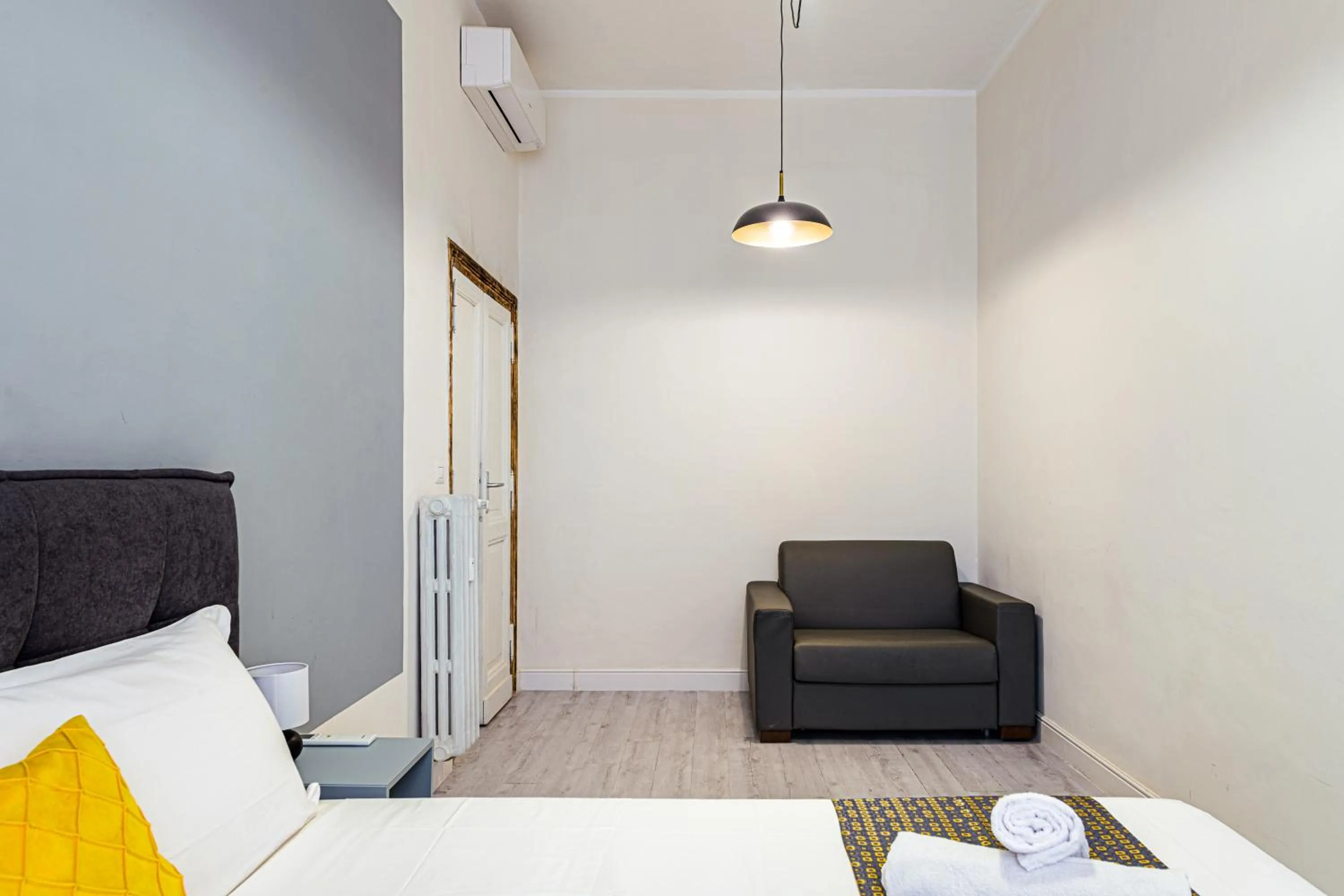 Bedroom, Bed in Rome Aparts