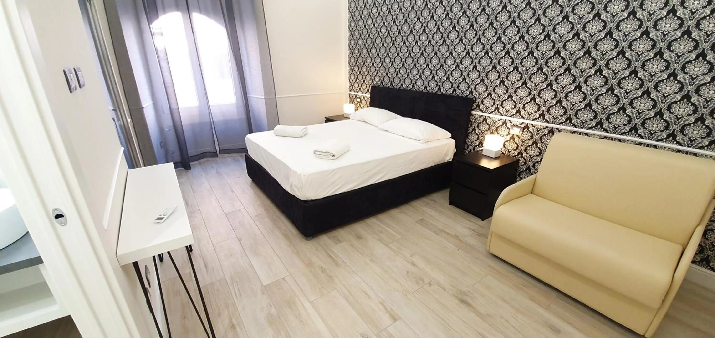 Bedroom, Bed in Rome Aparts