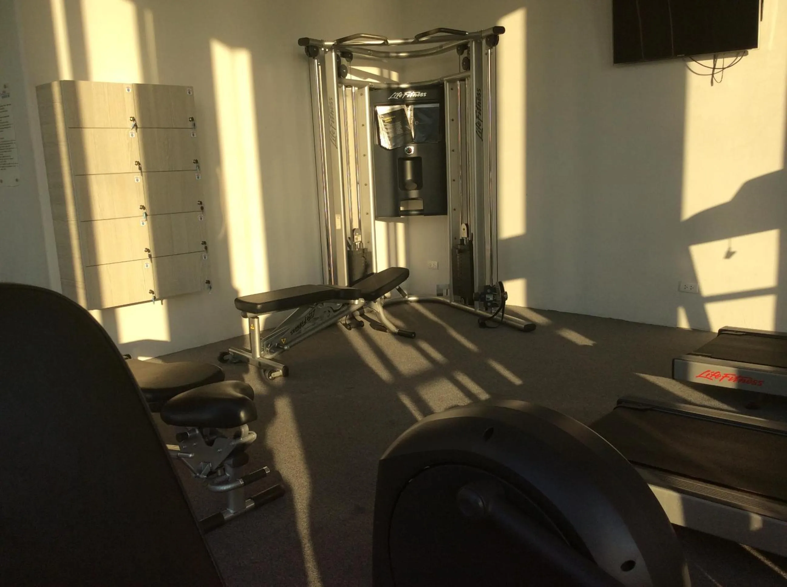 Fitness centre/facilities in The Chelona pool access by Away