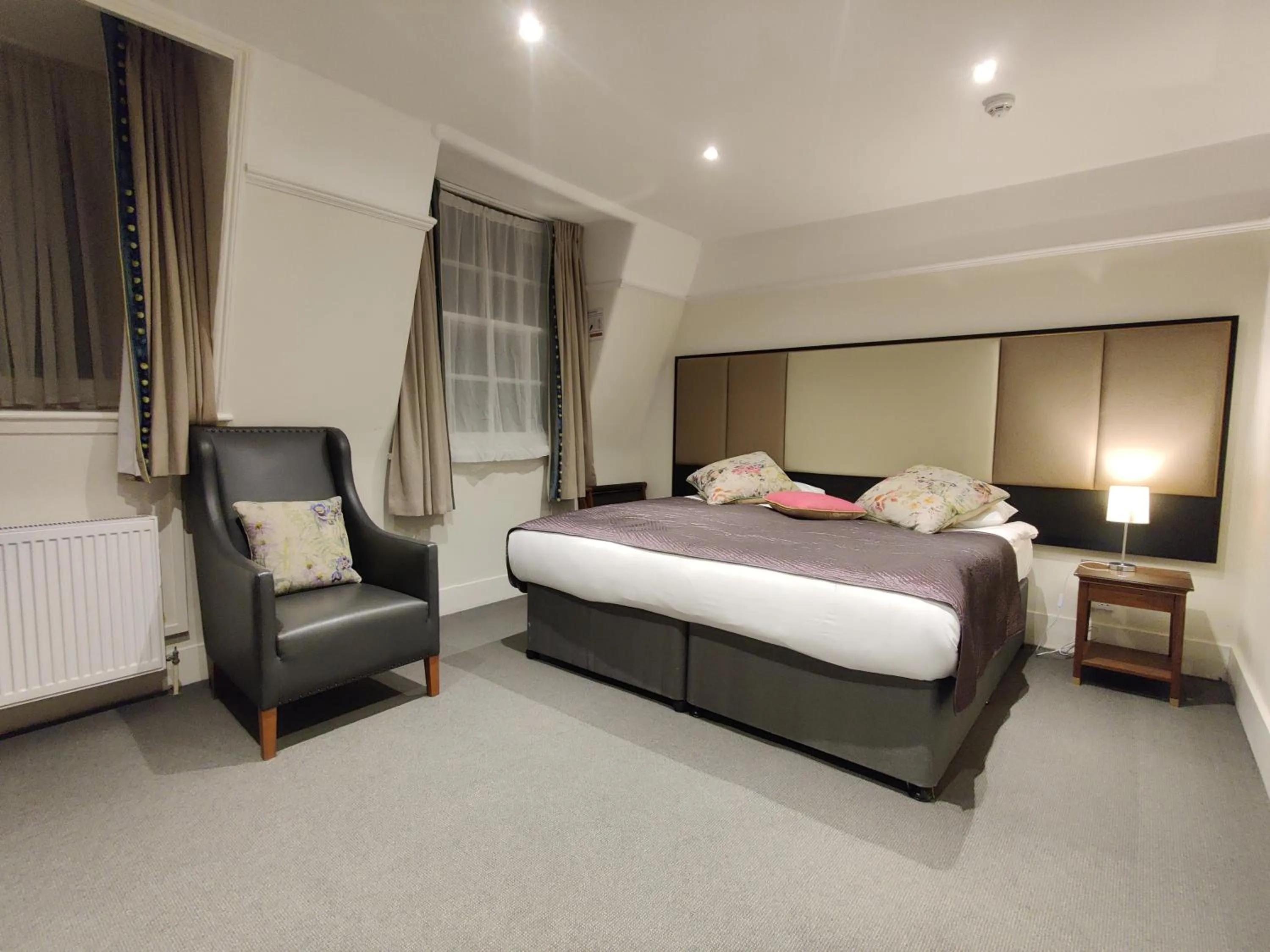 Decorative detail, Bed in Blue Bells Hotel