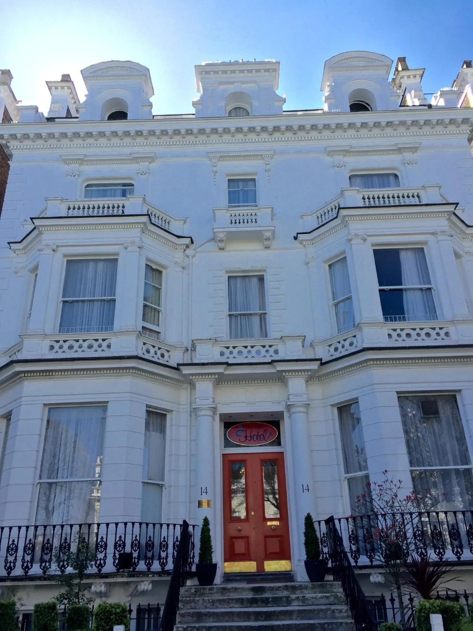 Facade/entrance in Blue Bells Hotel