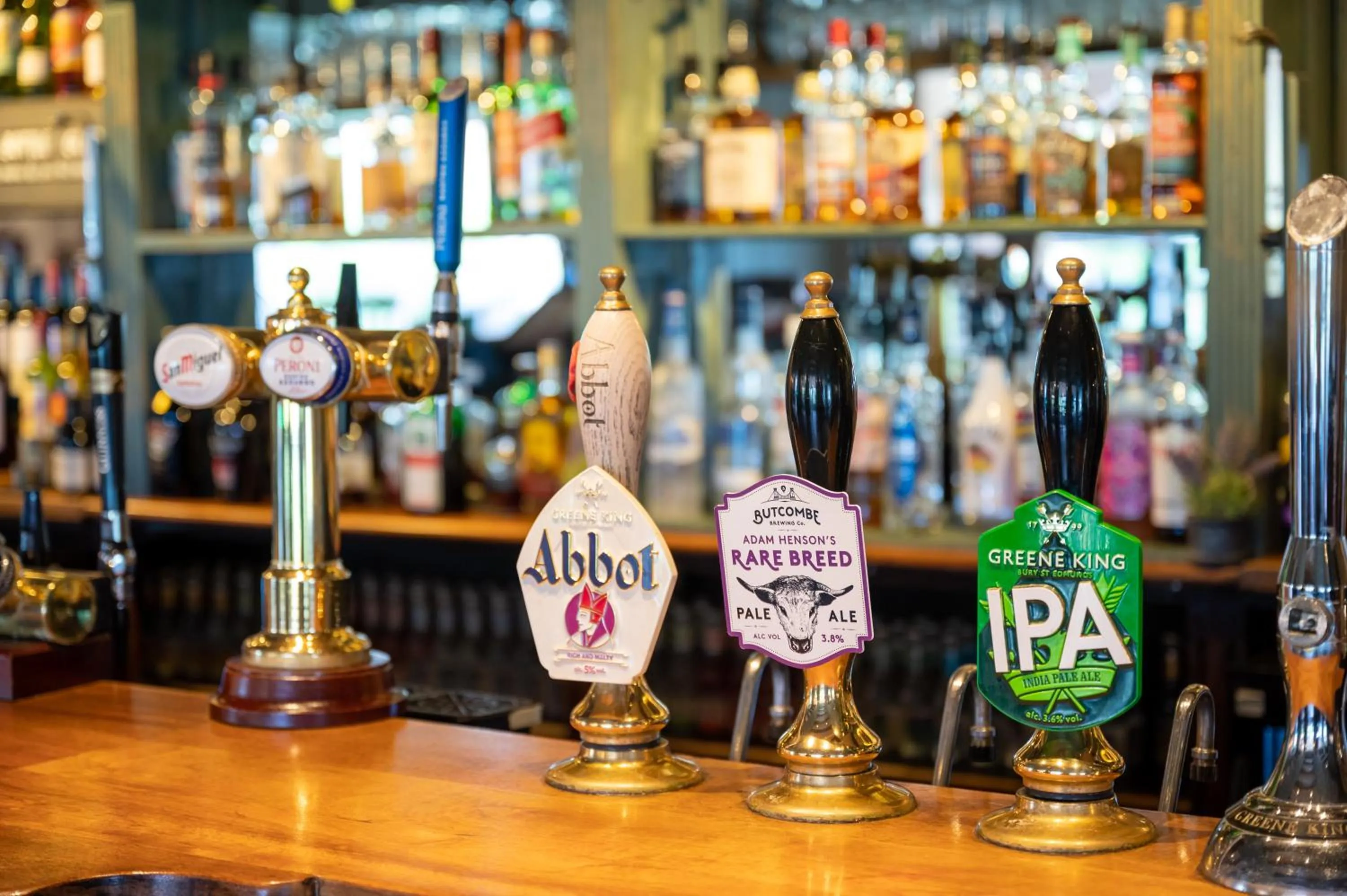 Lounge or bar in Rising Sun Hotel by Greene King Inns