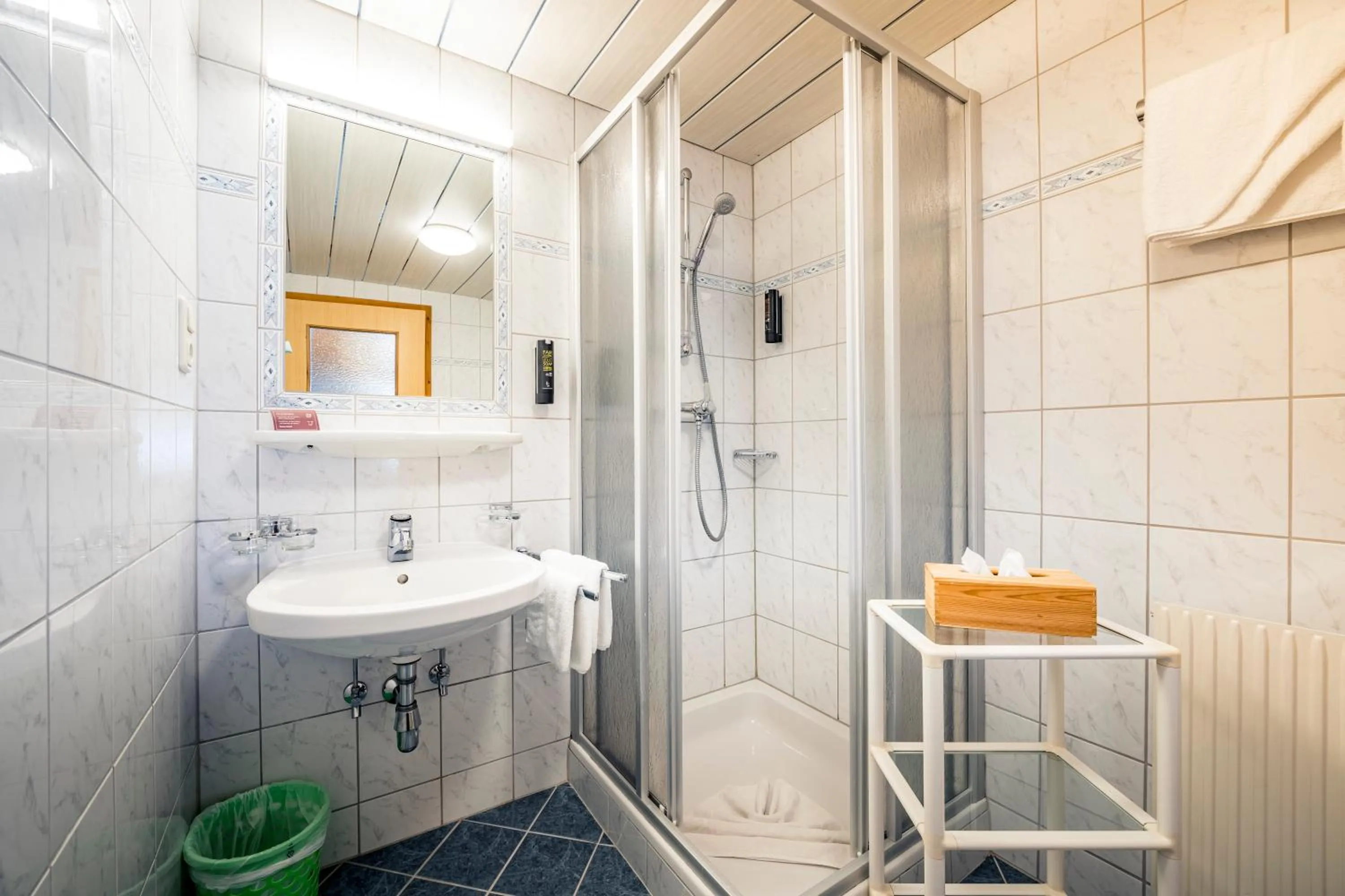 Shower in Pension der Steinbock - das 300 Jahre alte Bauernhaus - TIROL