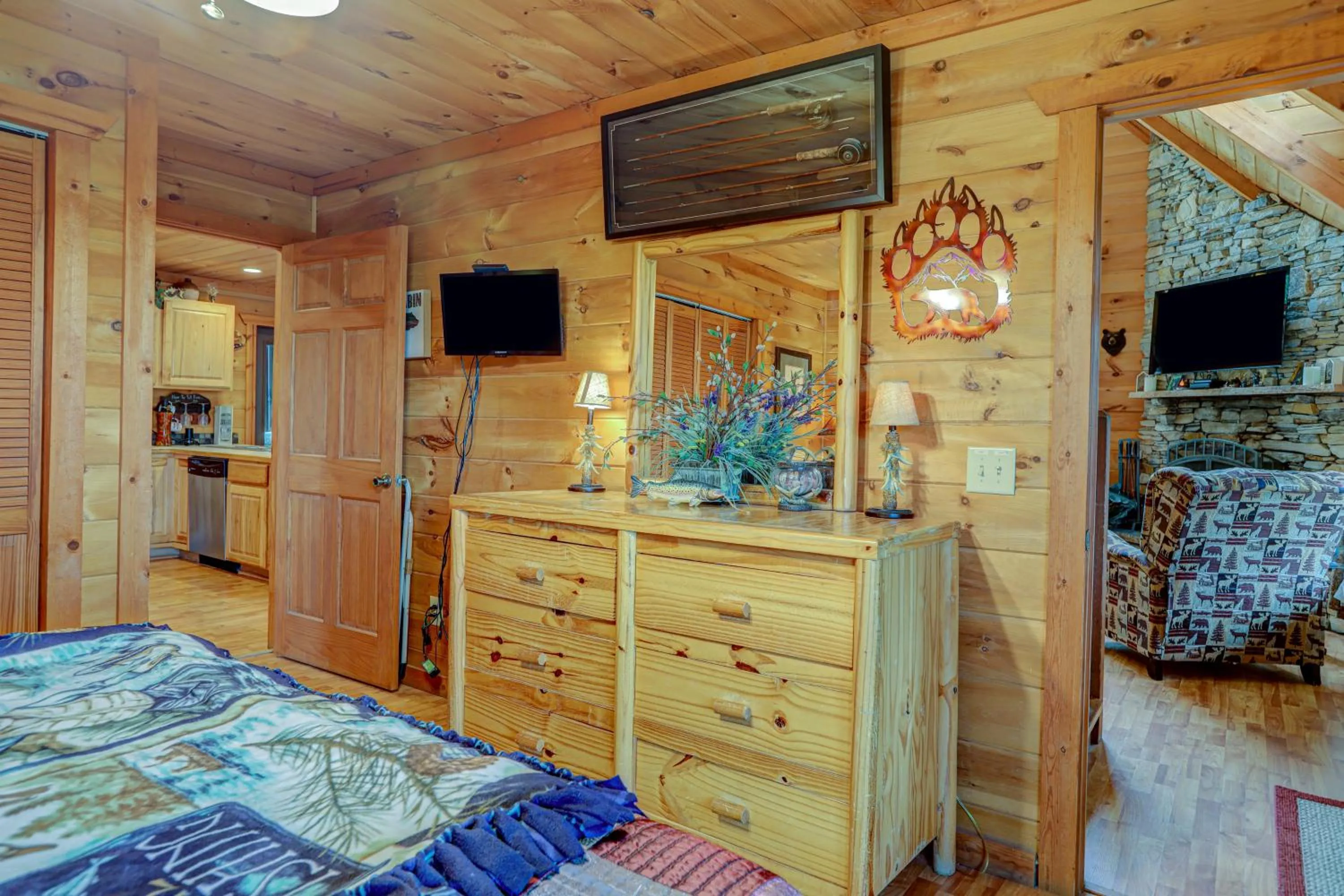 Bed in Panoramic View