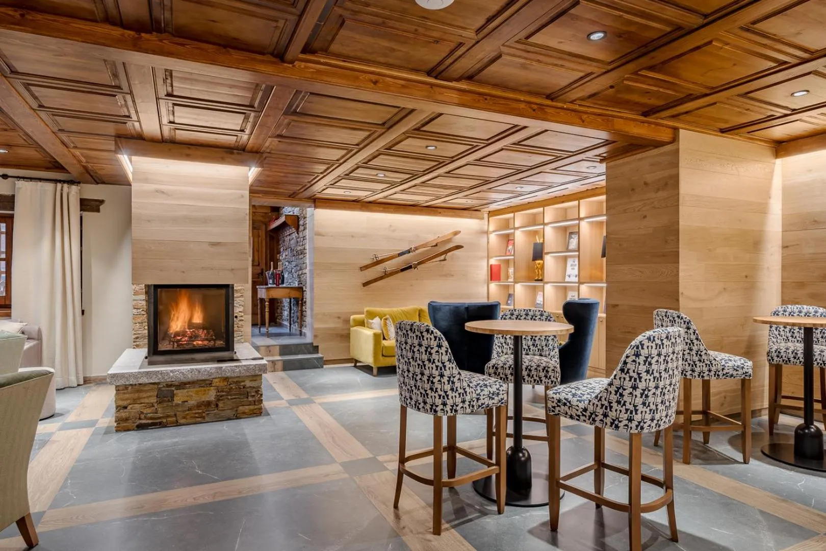 Living room in Hotel Chalet Bassibe