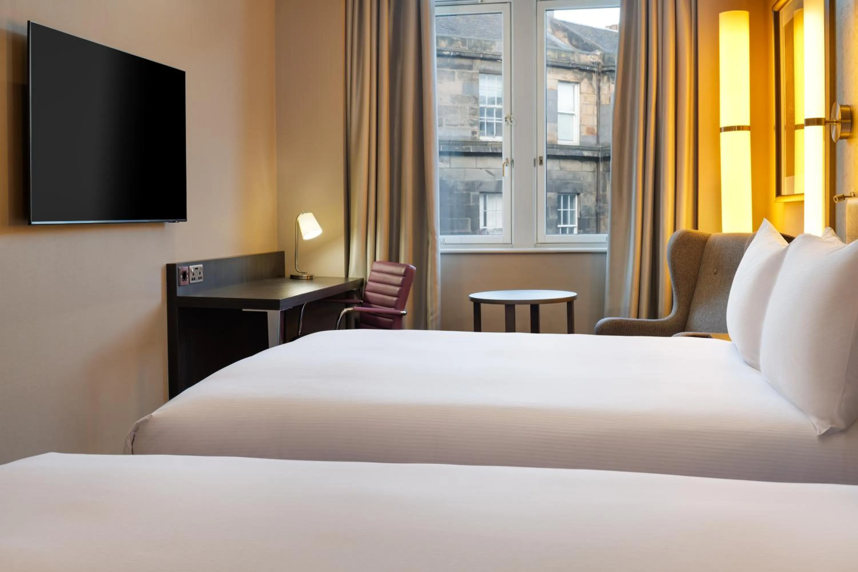 Bed in Doubletree by Hilton Edinburgh City Centre