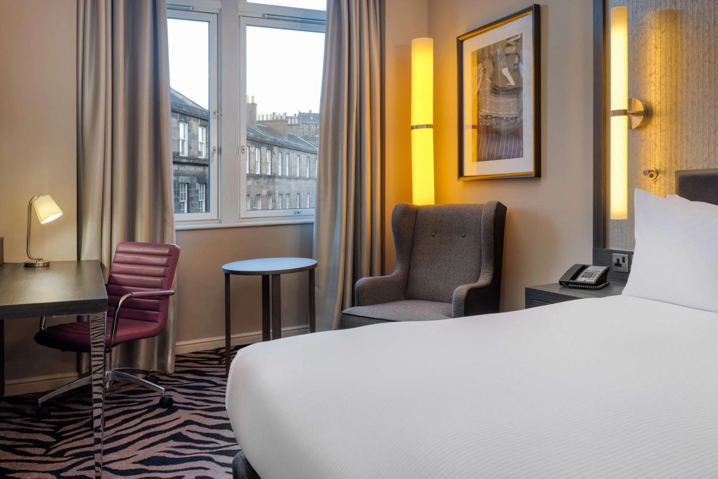 Bed in Doubletree by Hilton Edinburgh City Centre