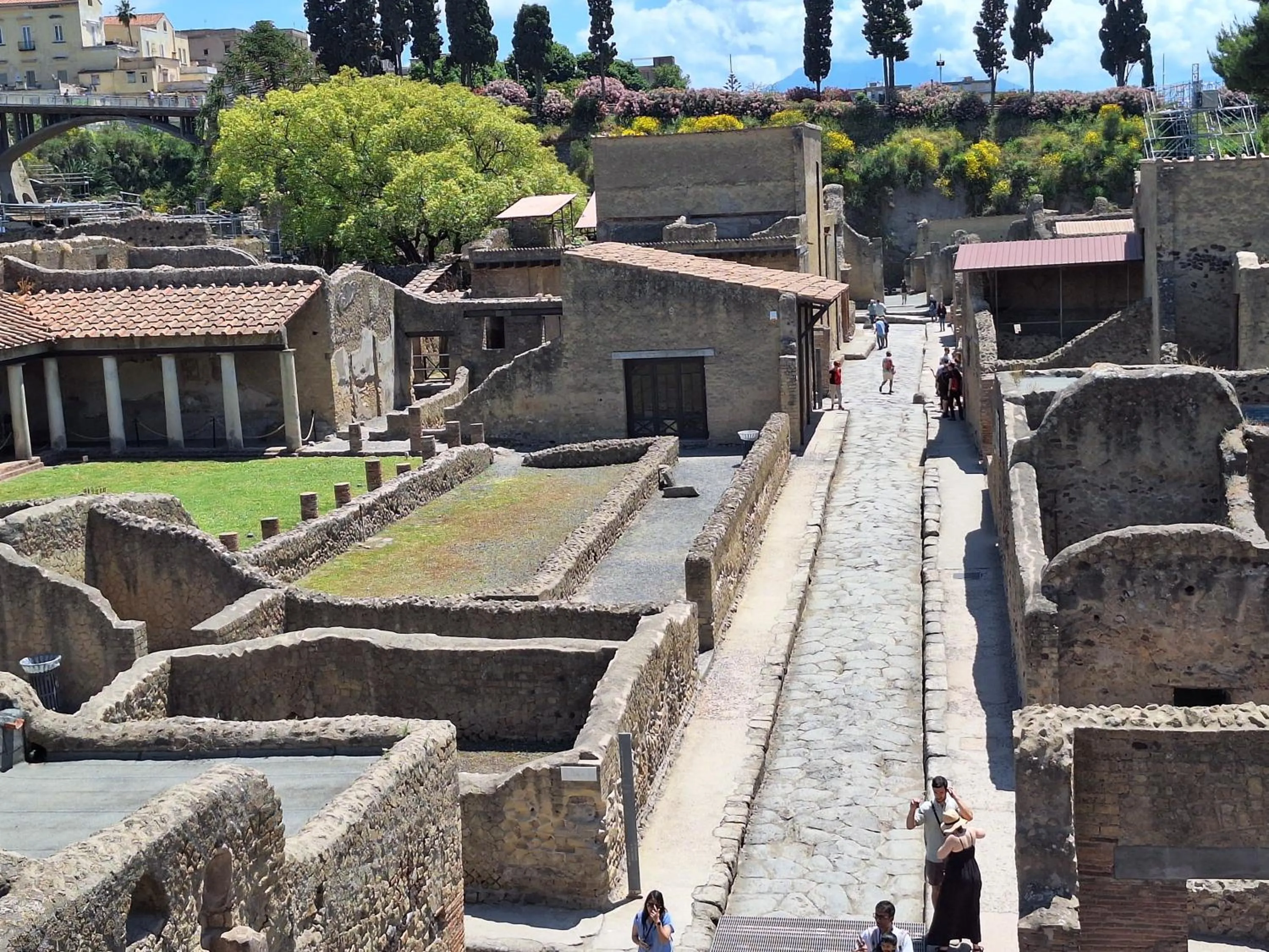 Landmark view in Garden House Ercolano