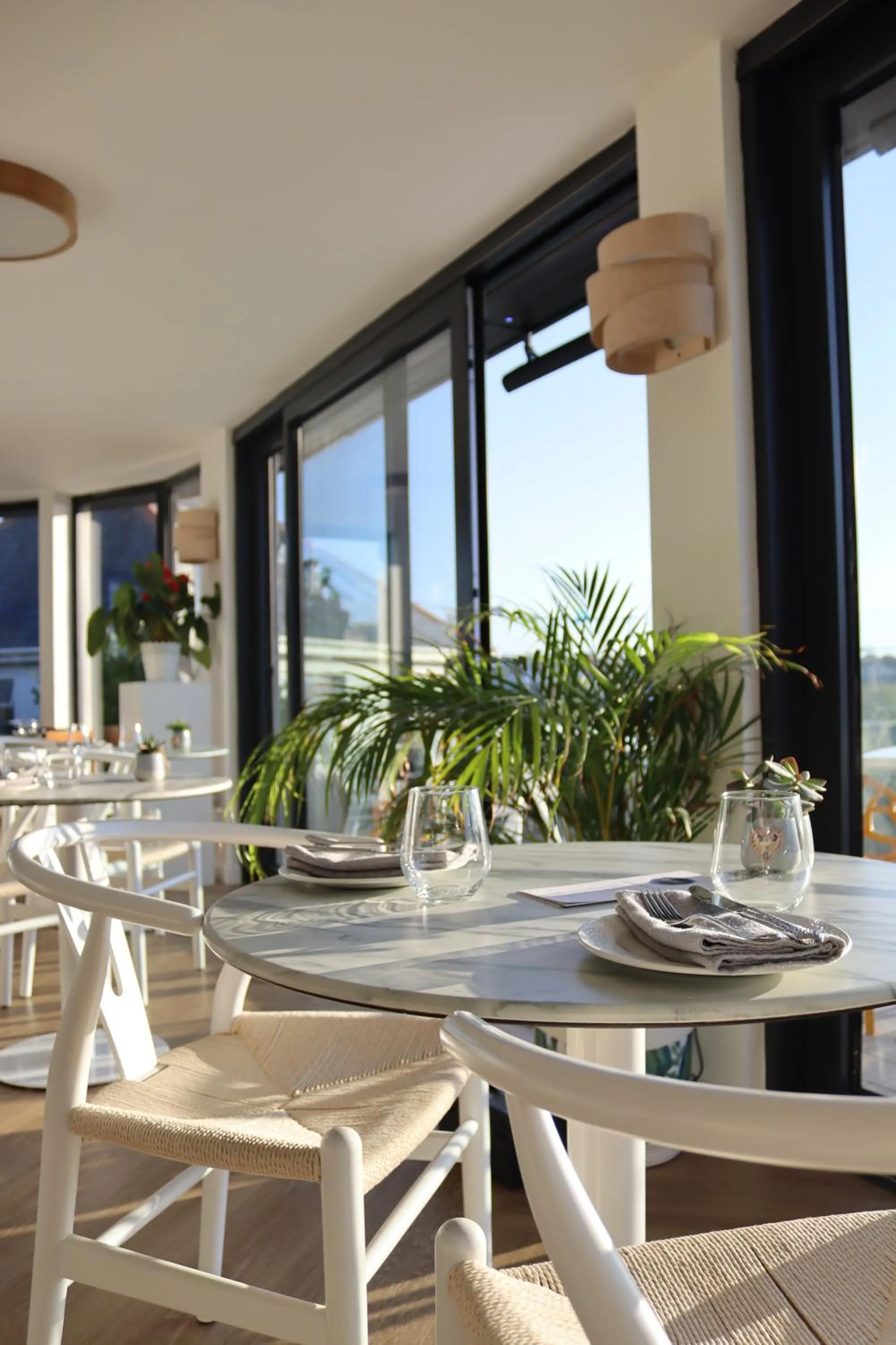 Restaurant/places to eat in Porth Beach Hotel