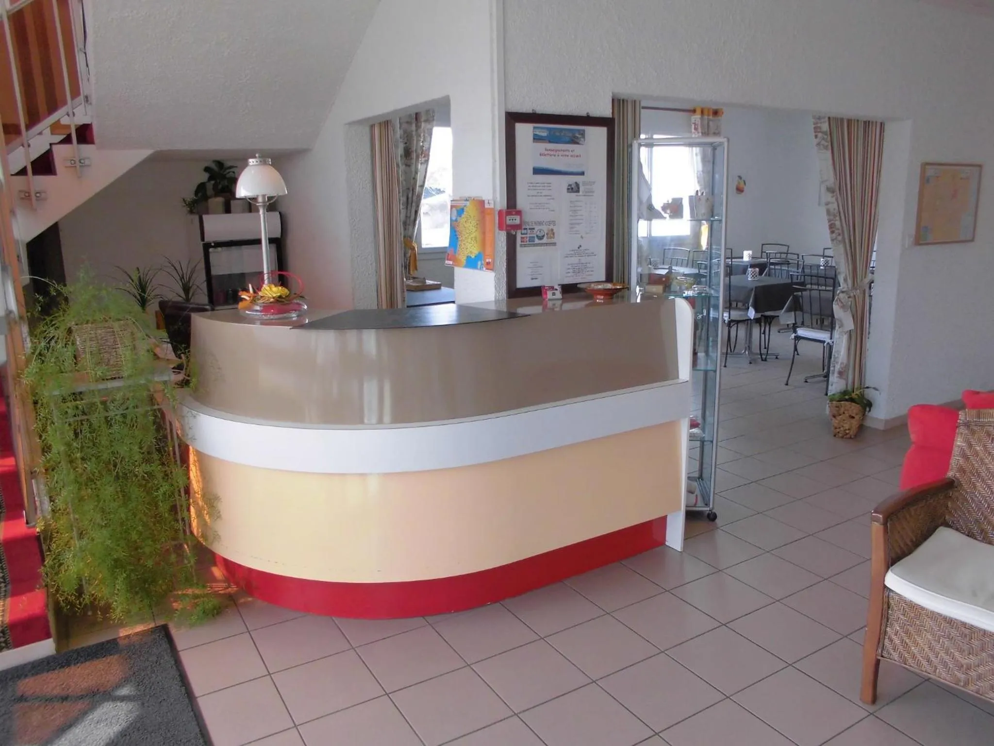 Lobby or reception in Cit'Hotel Le Challans