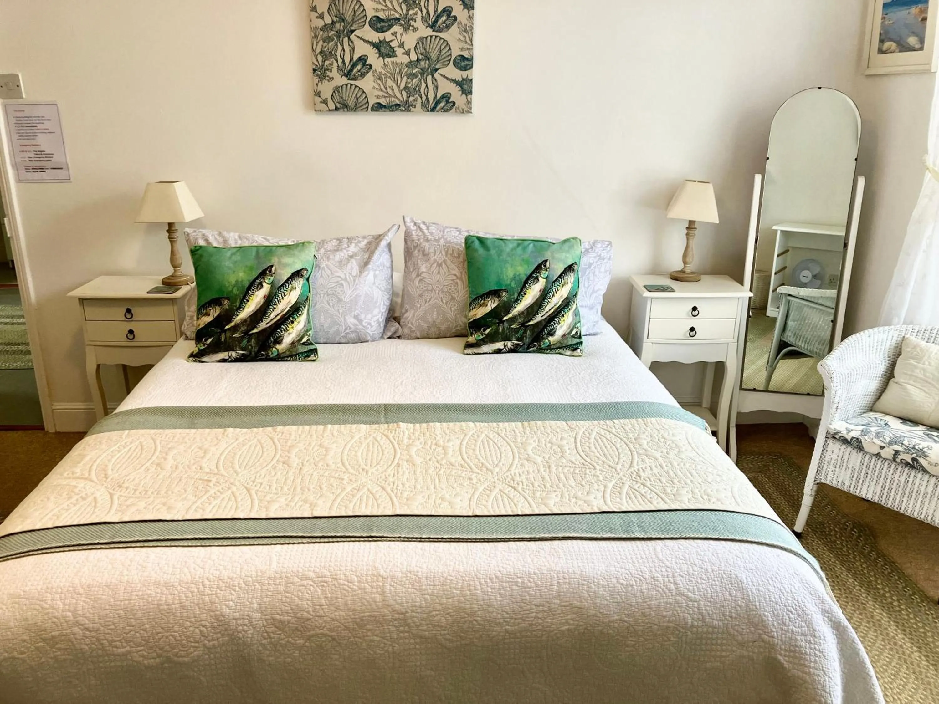 Bedroom, Bed in The Old Post House B&B