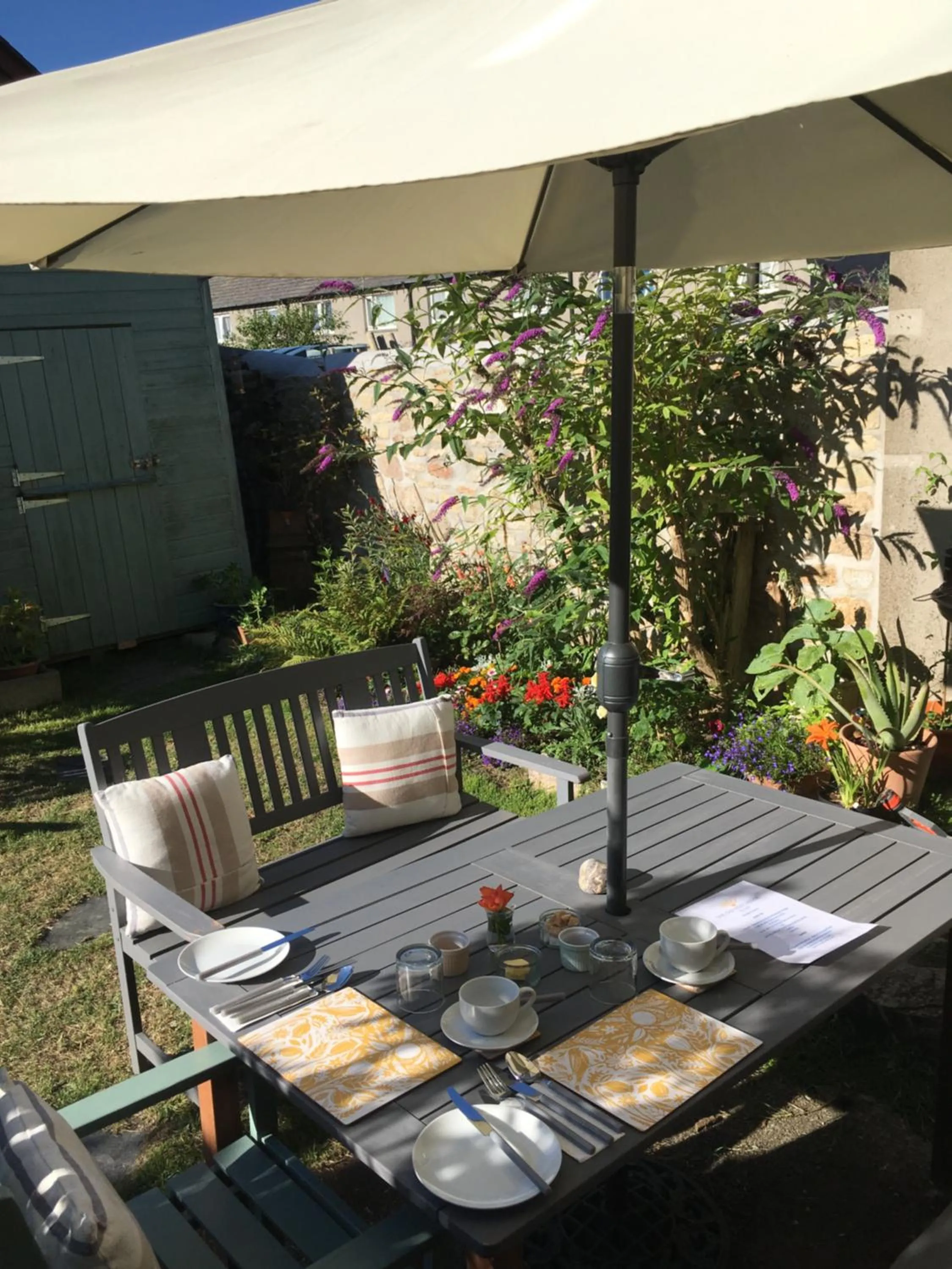 Garden in The Old Post House B&B