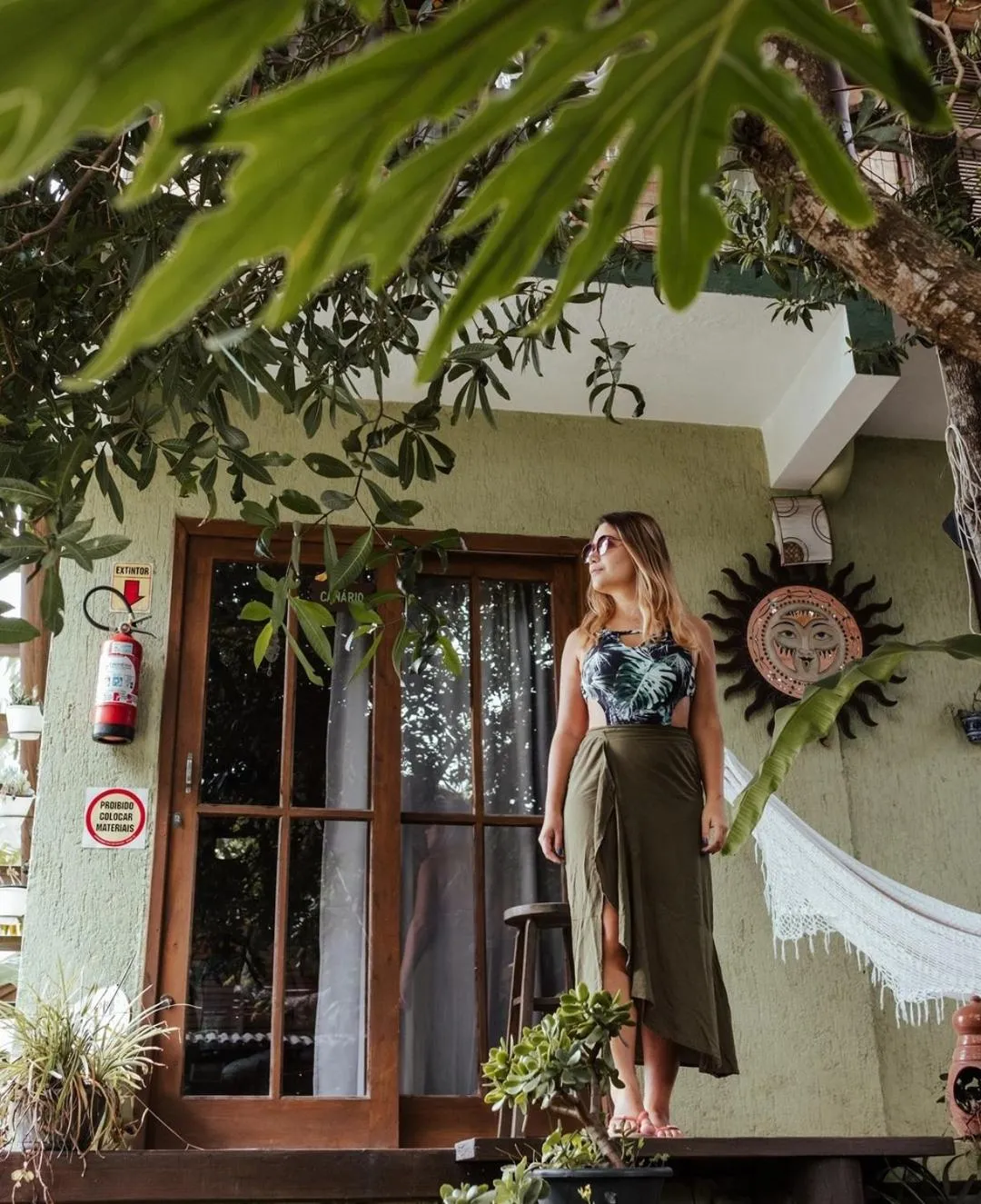 Property building in Pousada Refúgio dos Pássaros