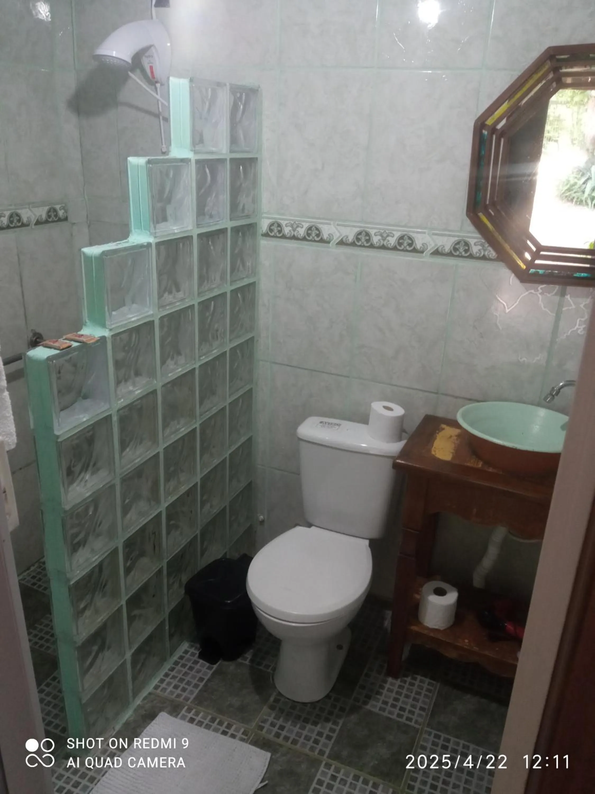 Bathroom in Pousada Refúgio dos Pássaros