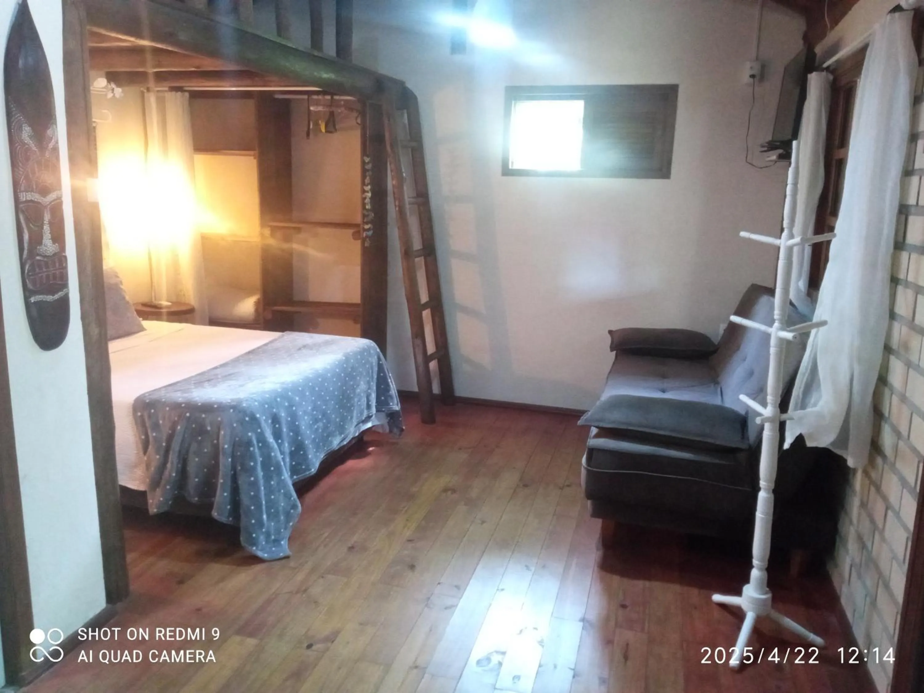 Bed in Pousada Refúgio dos Pássaros