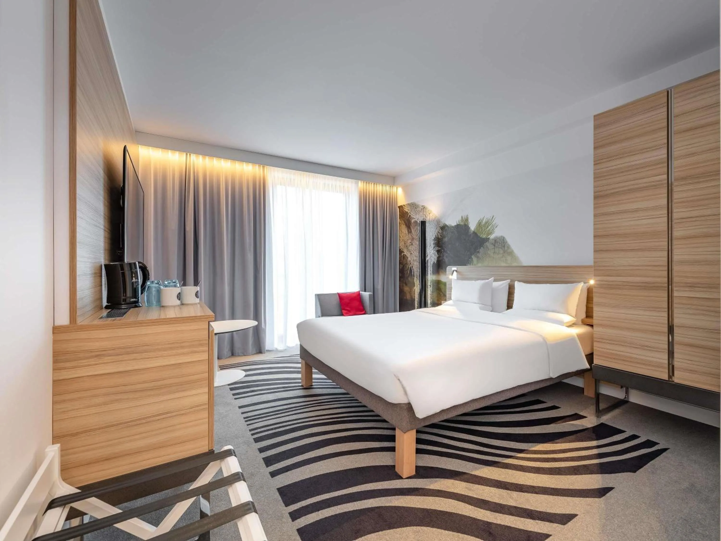 Bedroom, Bed in Novotel Wien Hauptbahnhof