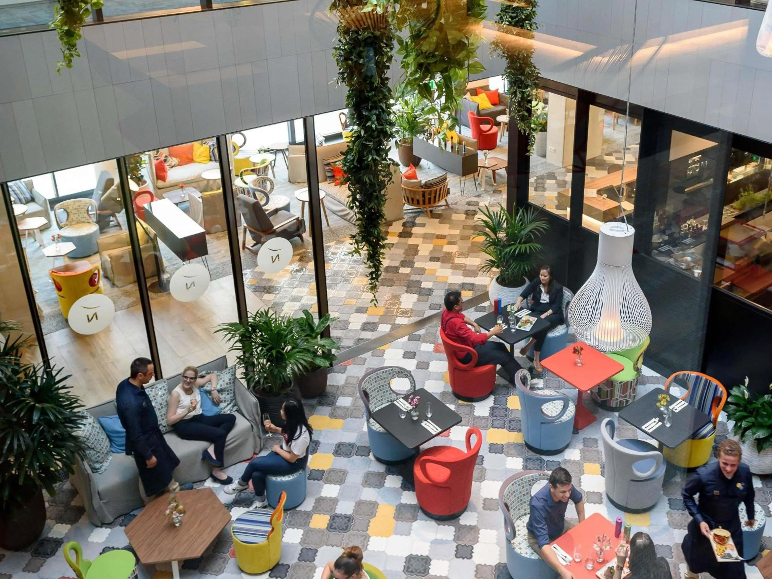 Lounge or bar in Novotel Wien Hauptbahnhof