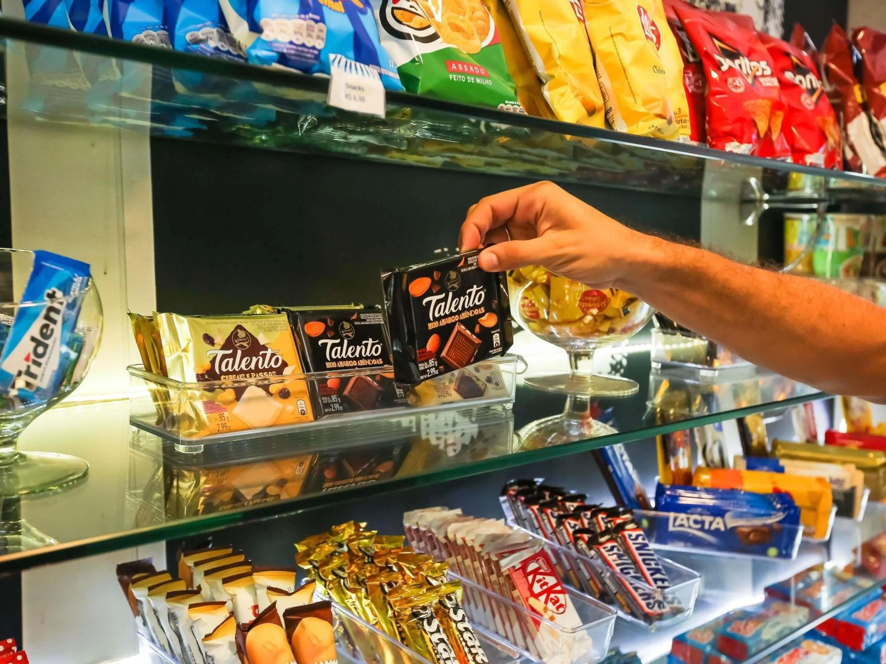 Lounge or bar in ibis budget RJ Copacabana