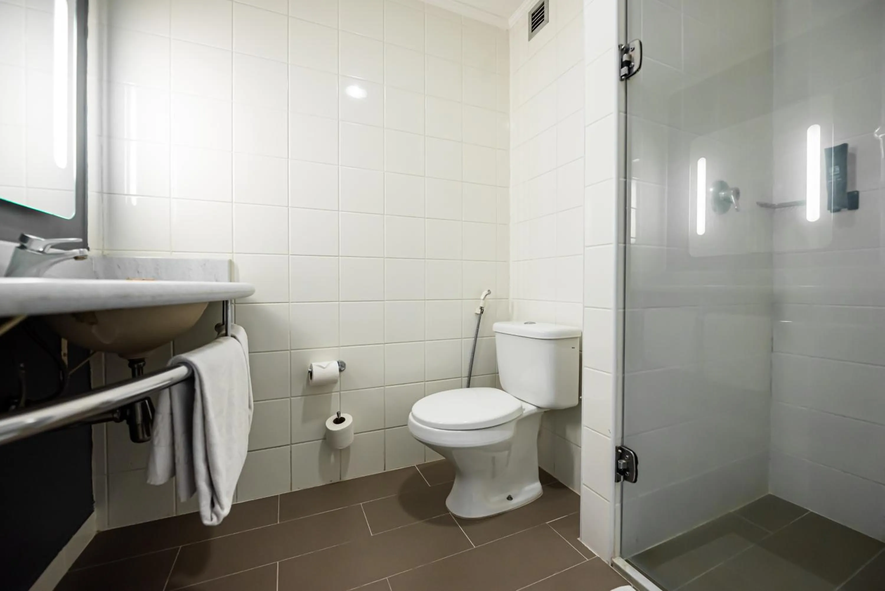 Shower in ibis Santo Andre