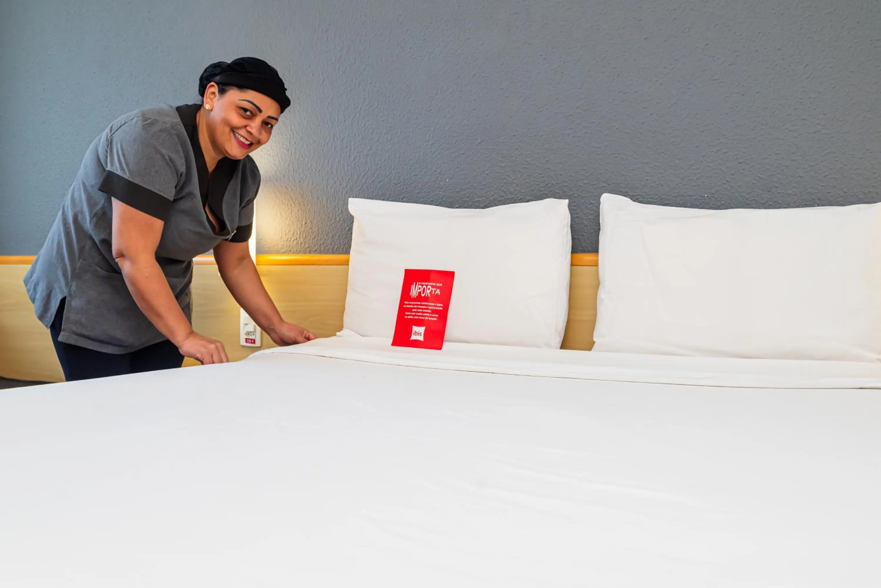 Bed in ibis Santo Andre