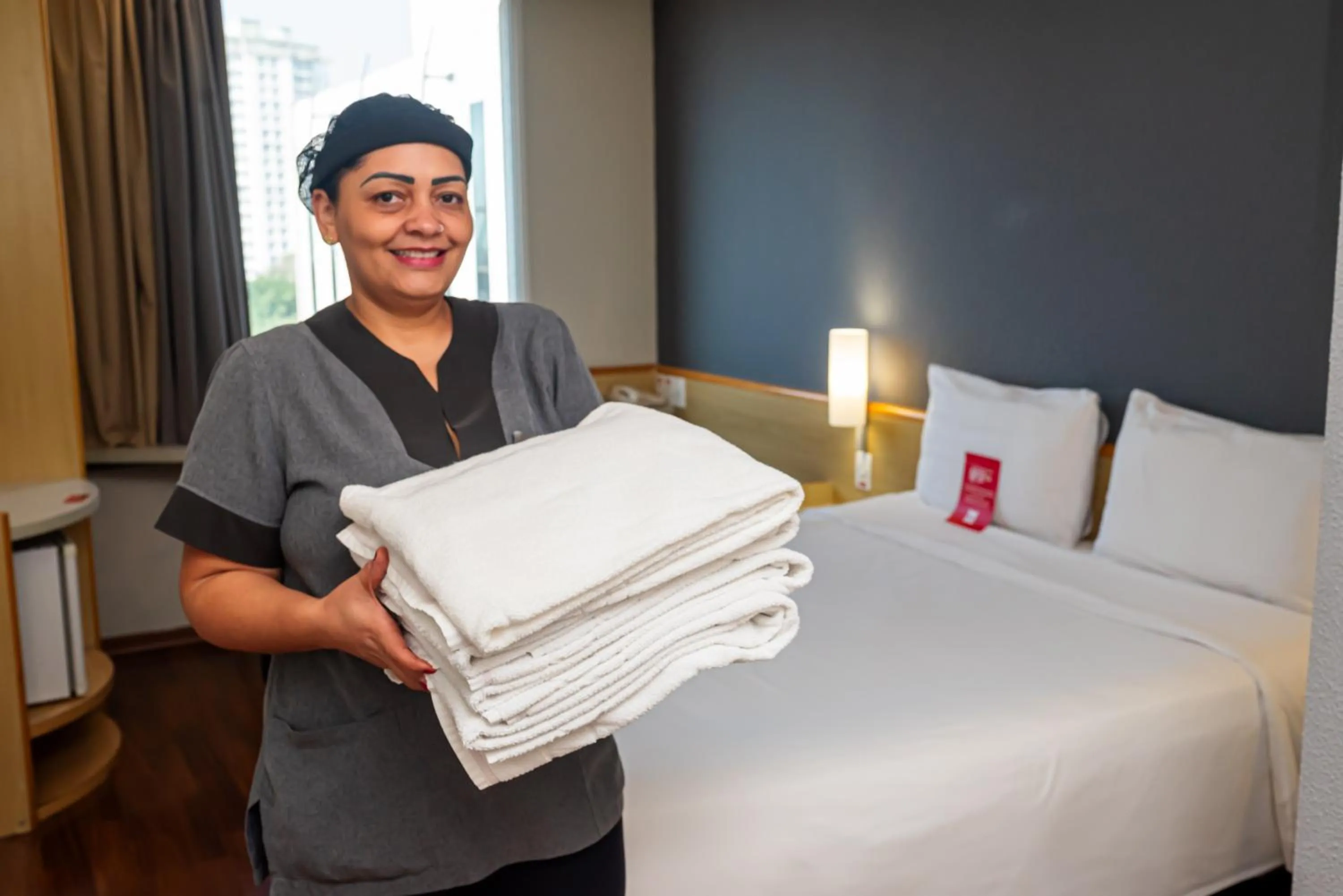 Staff, Bed in ibis Santo Andre