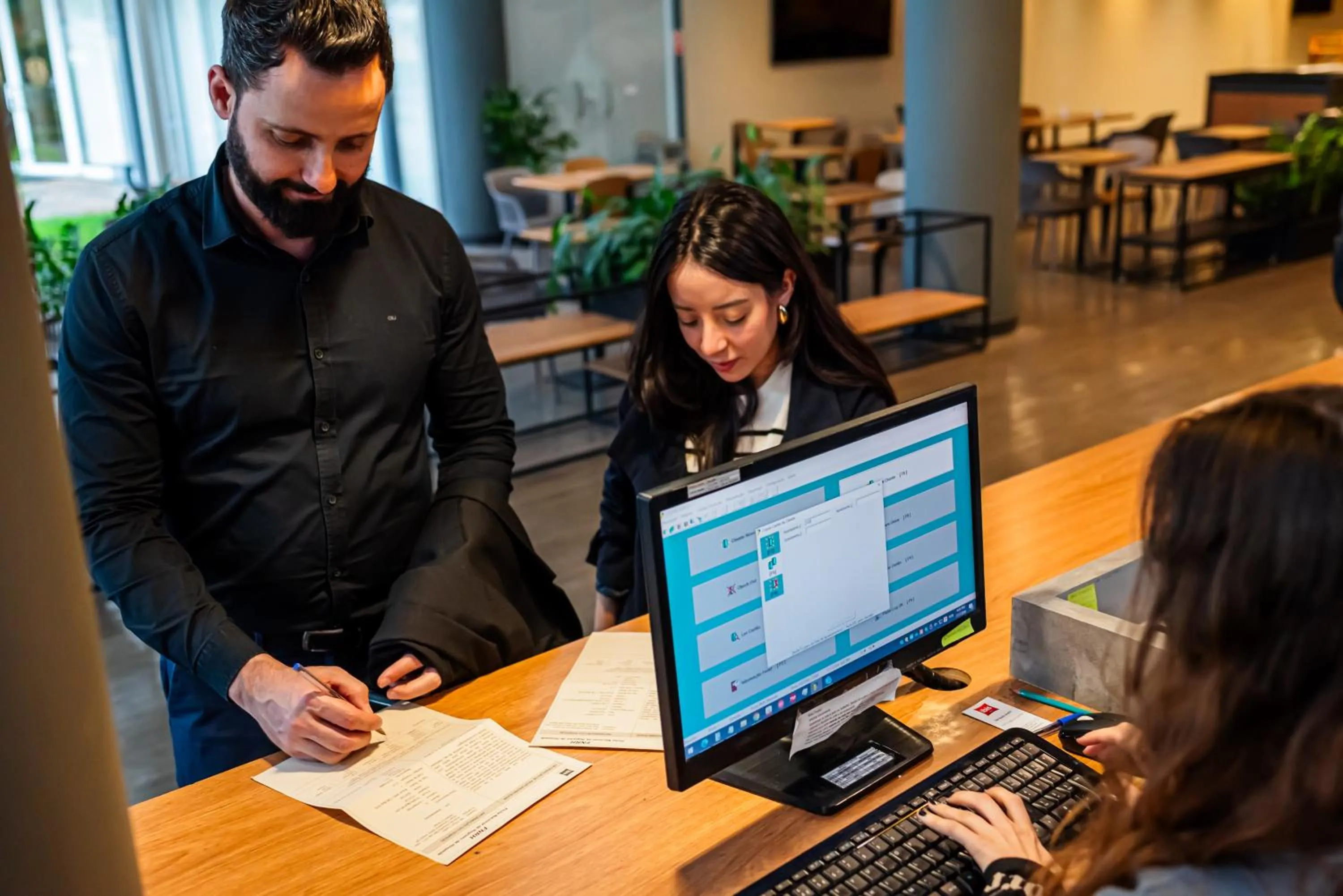 People in ibis Santo Andre