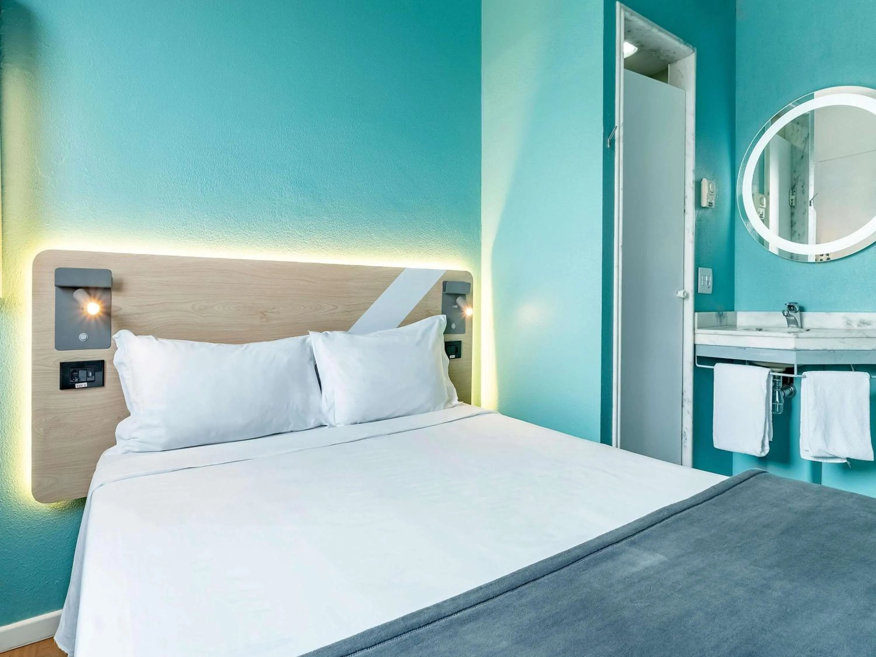 Bedroom, Bed in ibis budget Sao Paulo Jardins