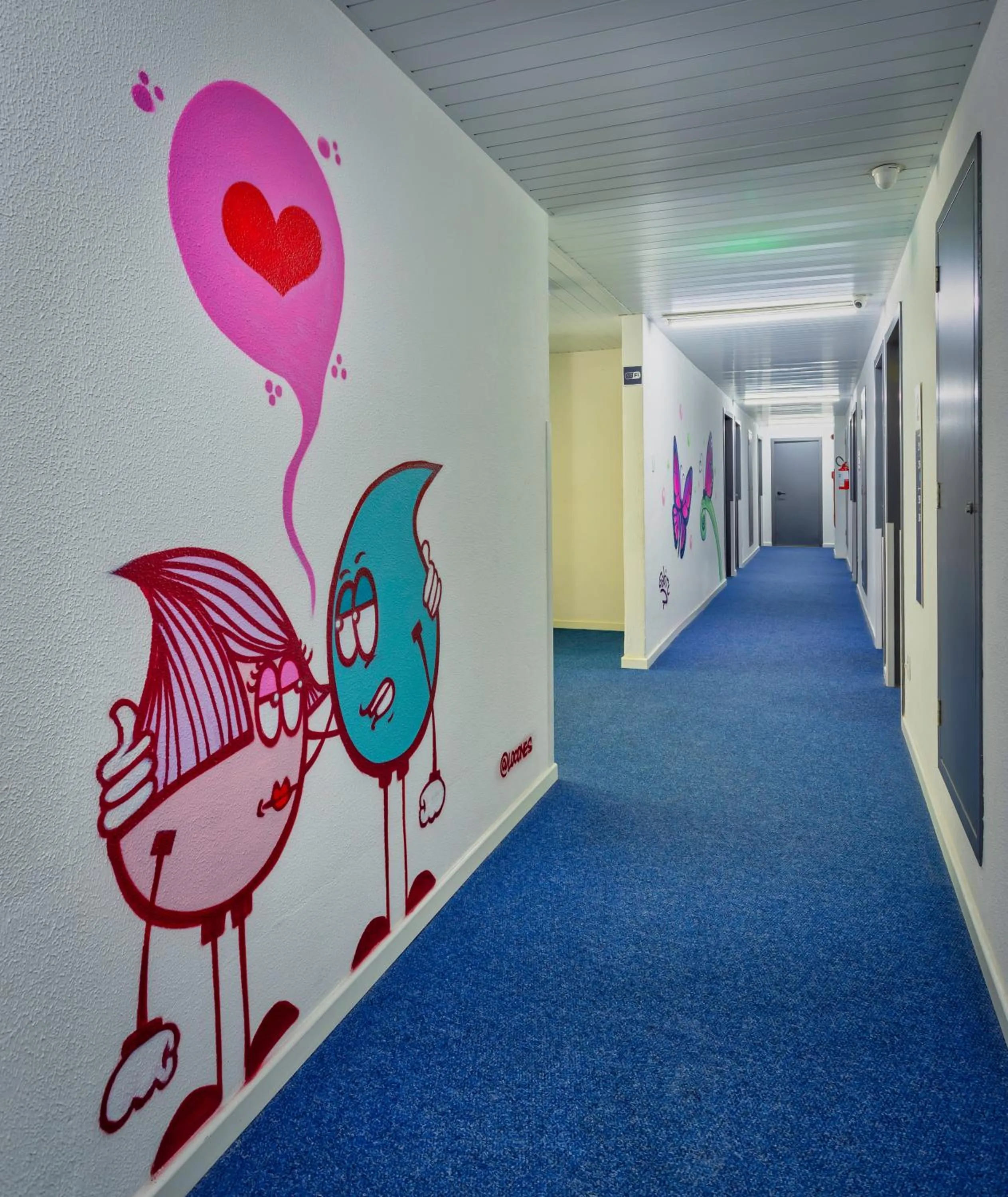 Decorative detail in ibis budget SP Centro Sao Joao