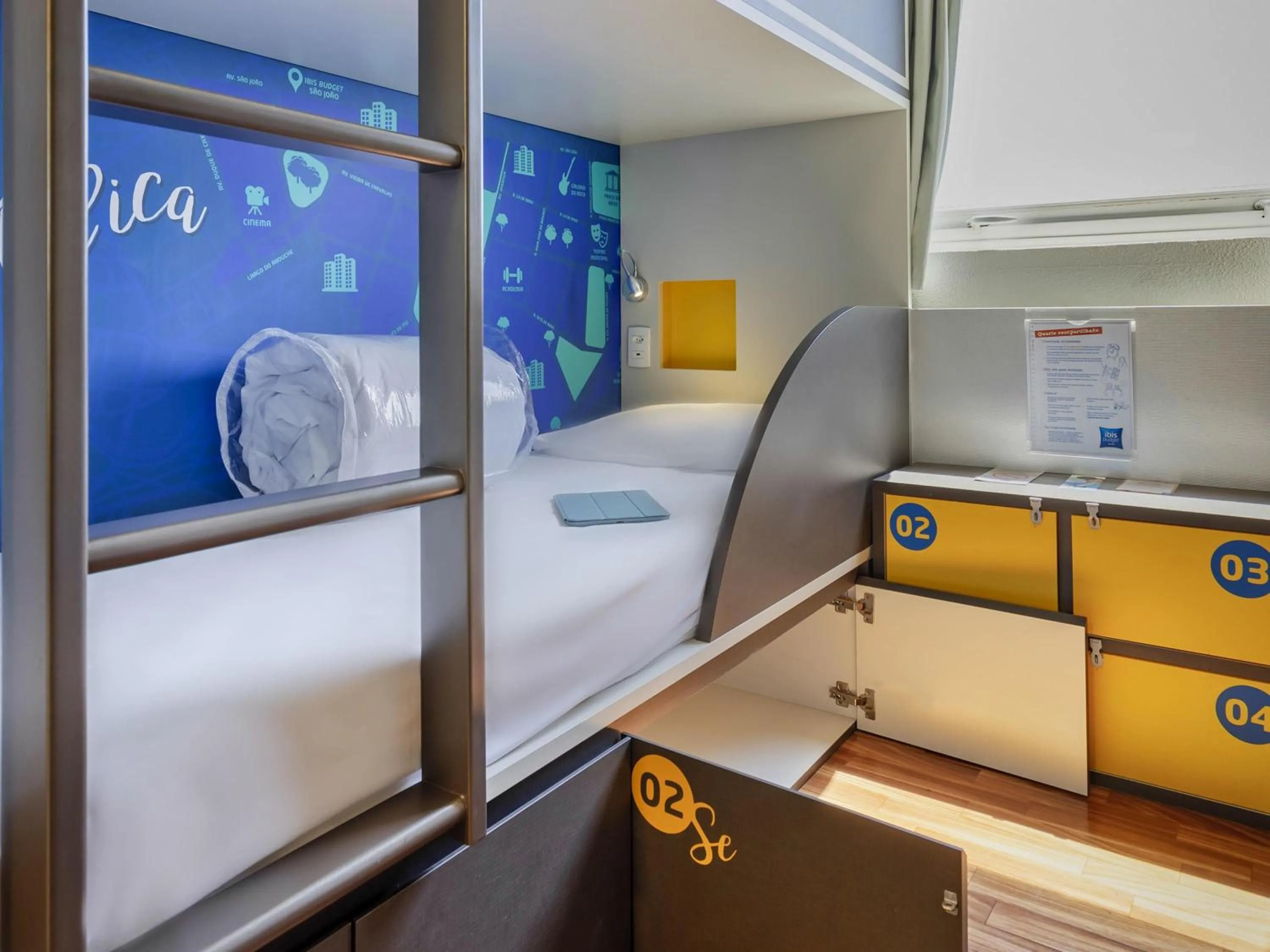 Bedroom, Bed in ibis budget SP Centro Sao Joao