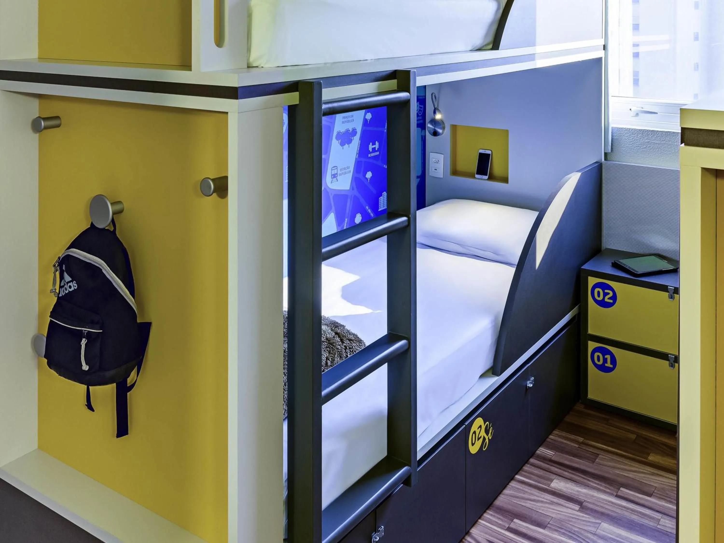 Bedroom, Bed in ibis budget SP Centro Sao Joao