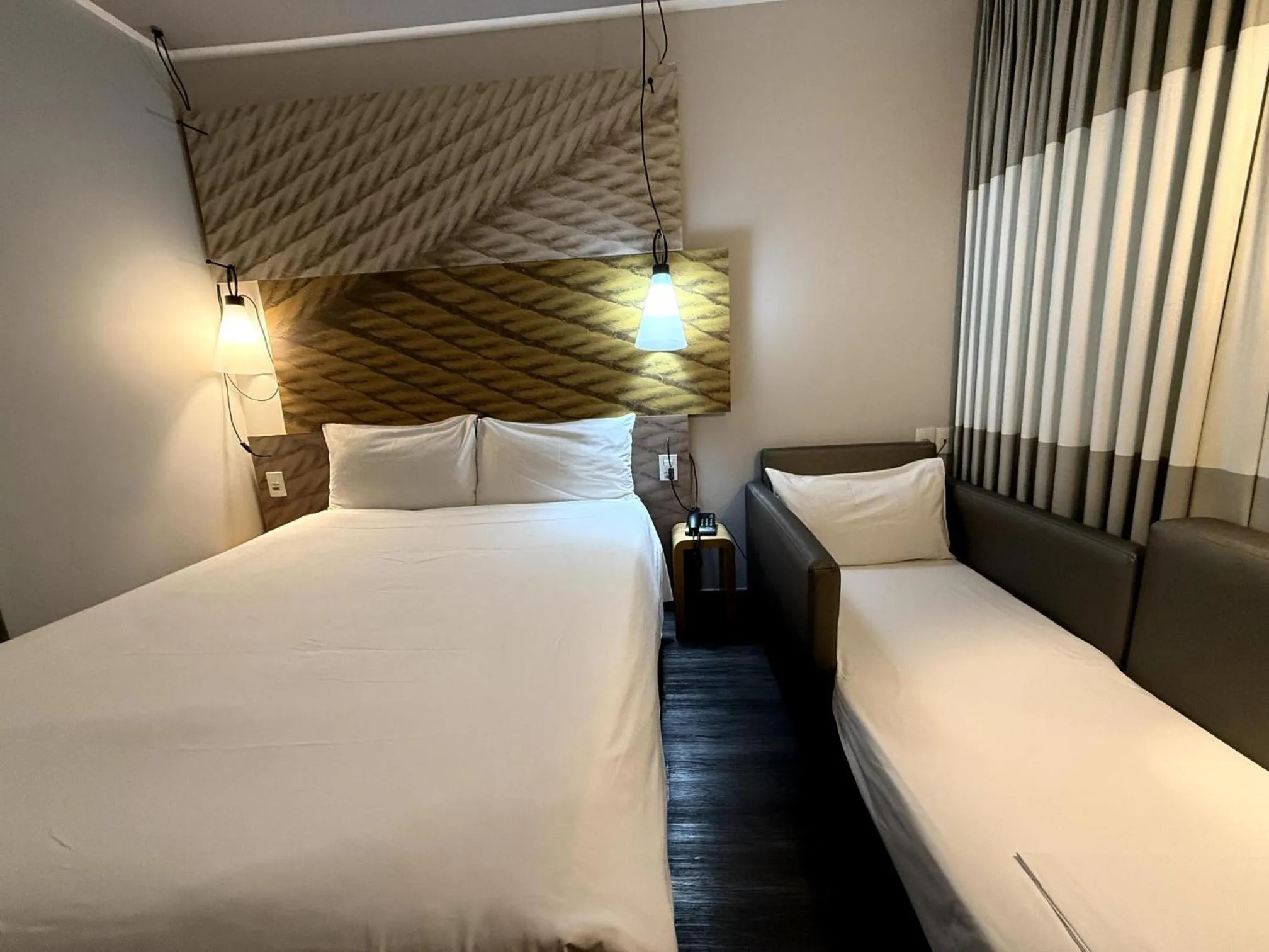 Bed in ibis Sao Paulo Ibirapuera