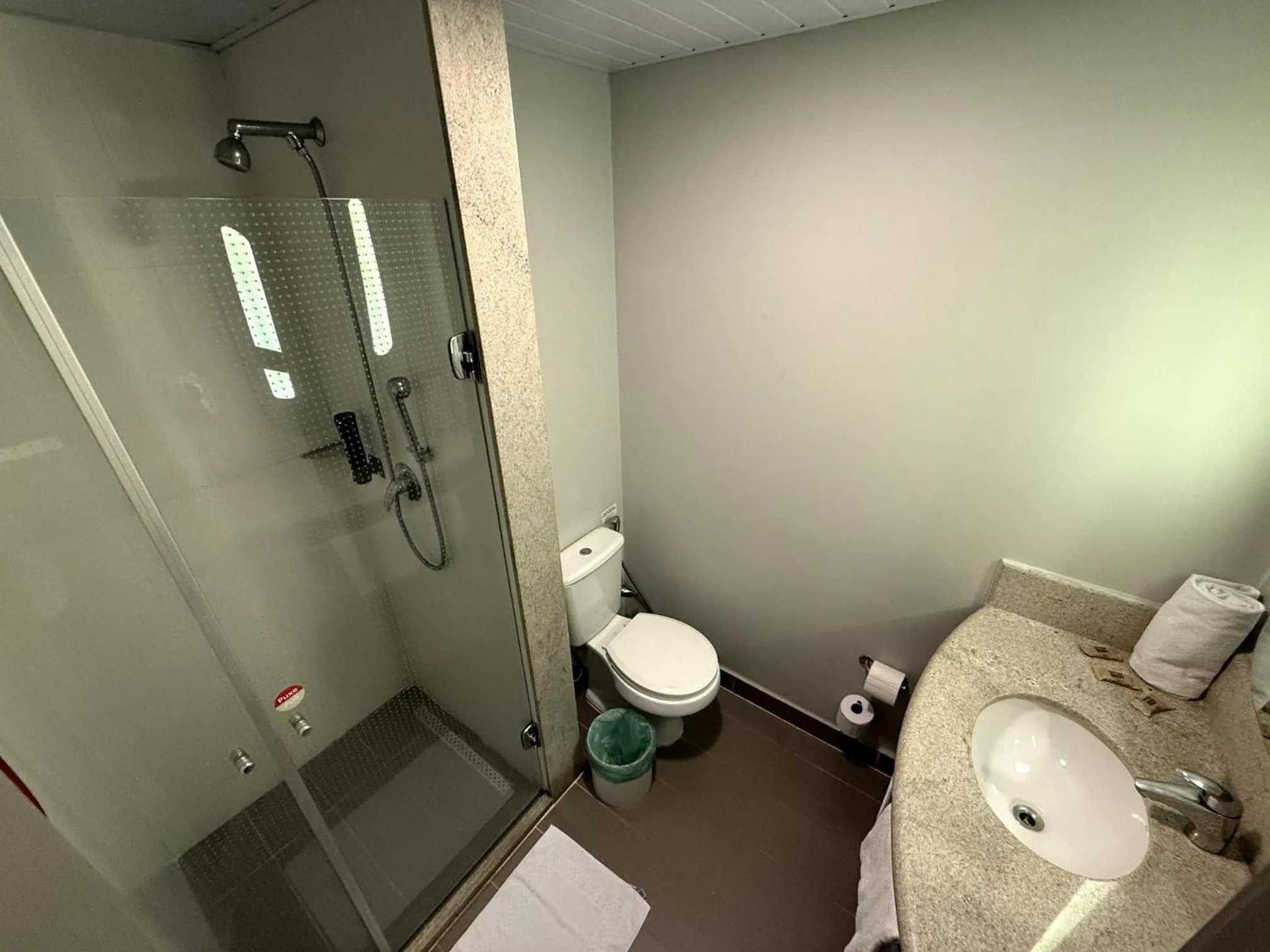 Toilet in ibis Sao Paulo Ibirapuera