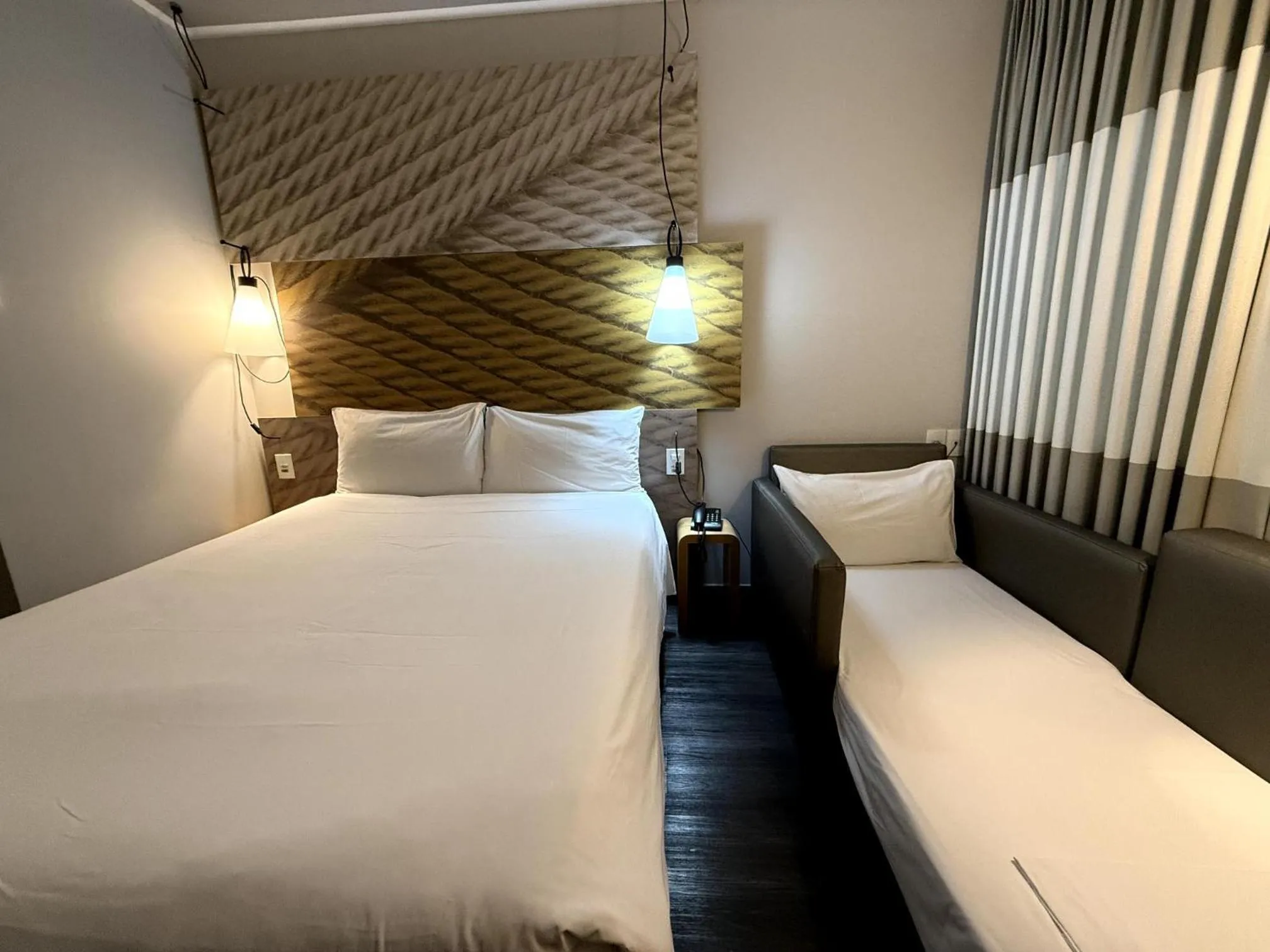 Bed in ibis Sao Paulo Ibirapuera