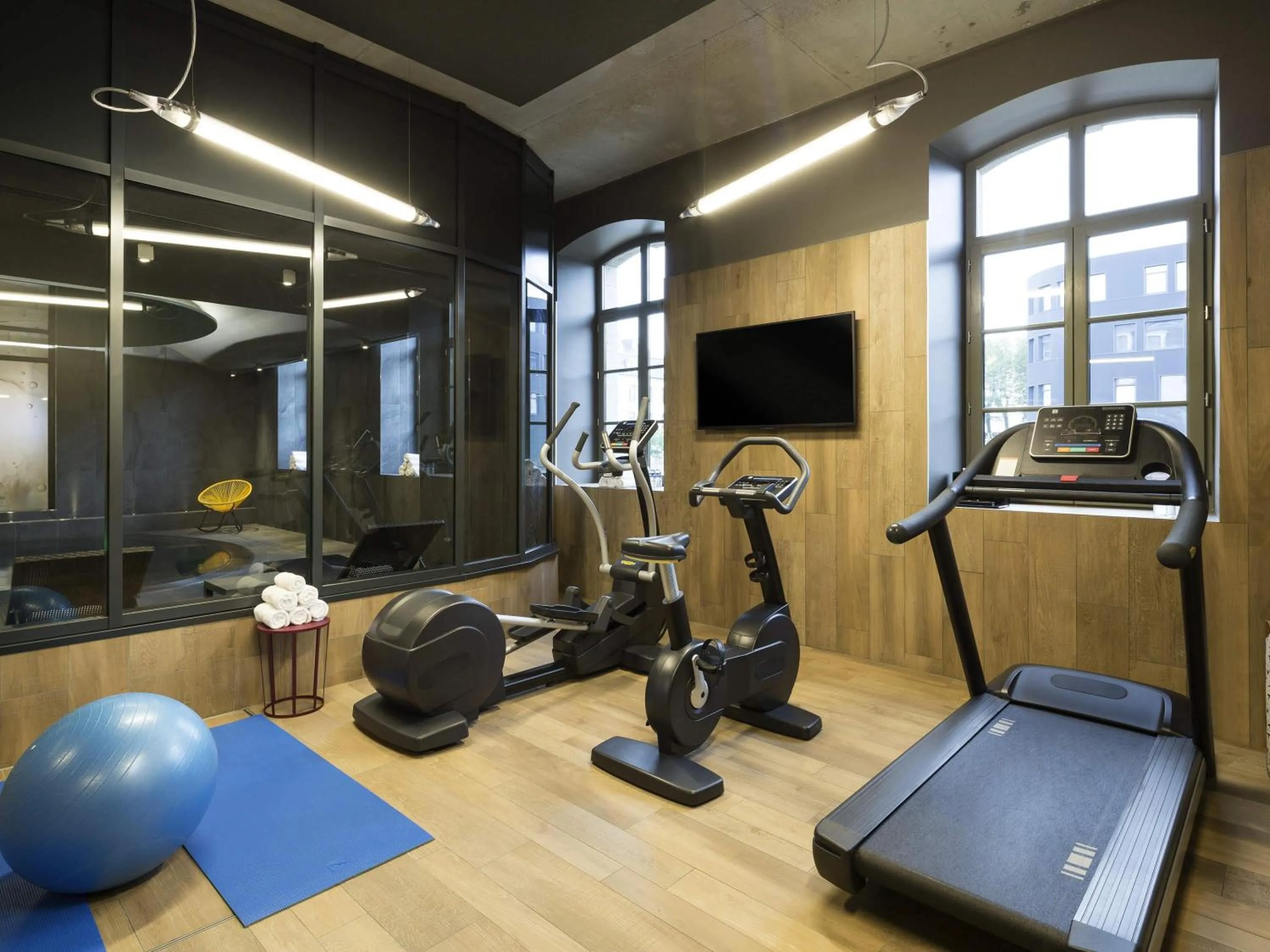 Fitness centre/facilities in Novotel Saint Brieuc Centre Gare