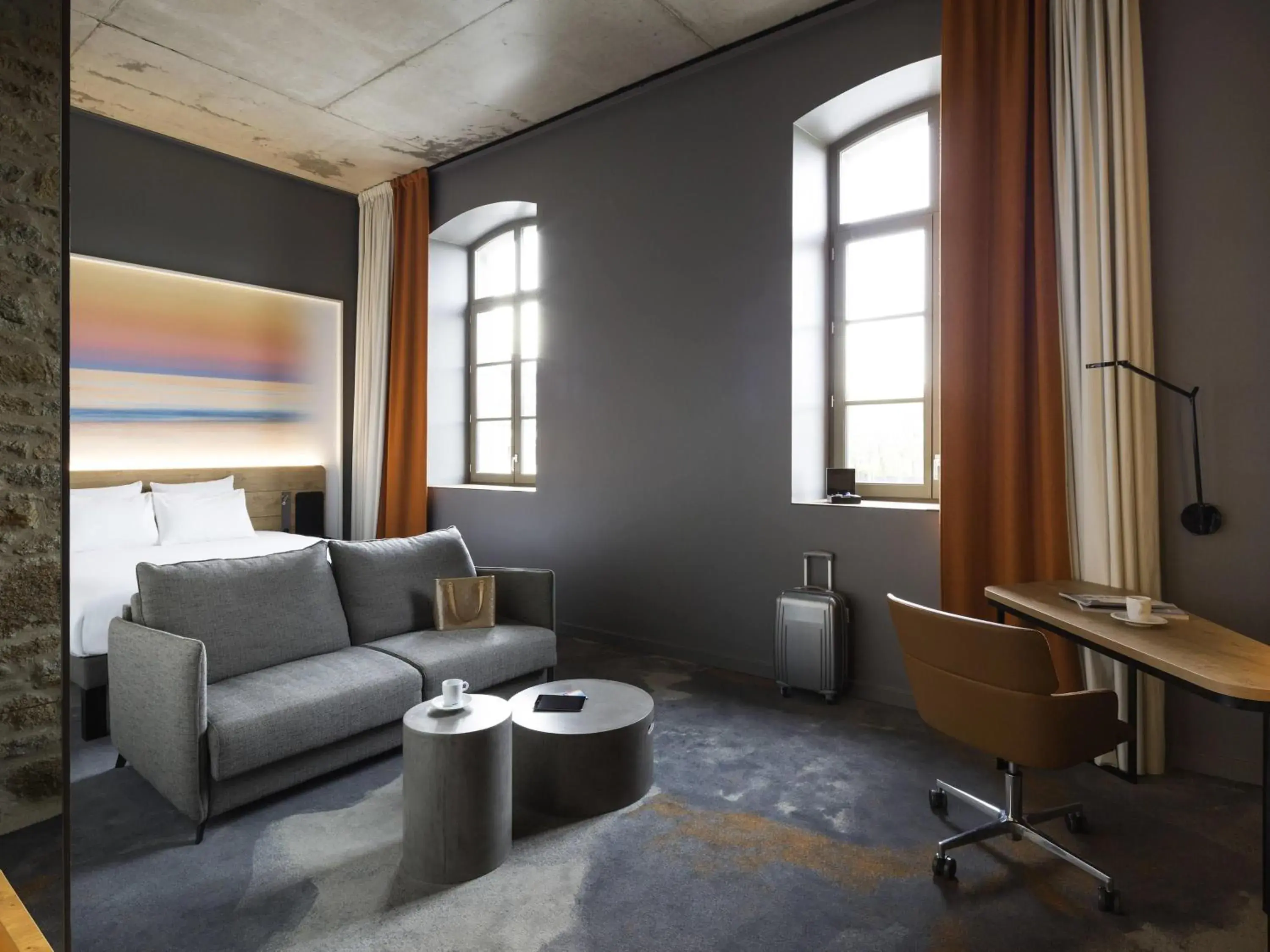 Junior Suite with One Queen Bed and Sofa in Novotel Saint Brieuc Centre Gare Junior Suite with One Queen Bed and Sofa in Novotel Saint Brieuc Centre Gare