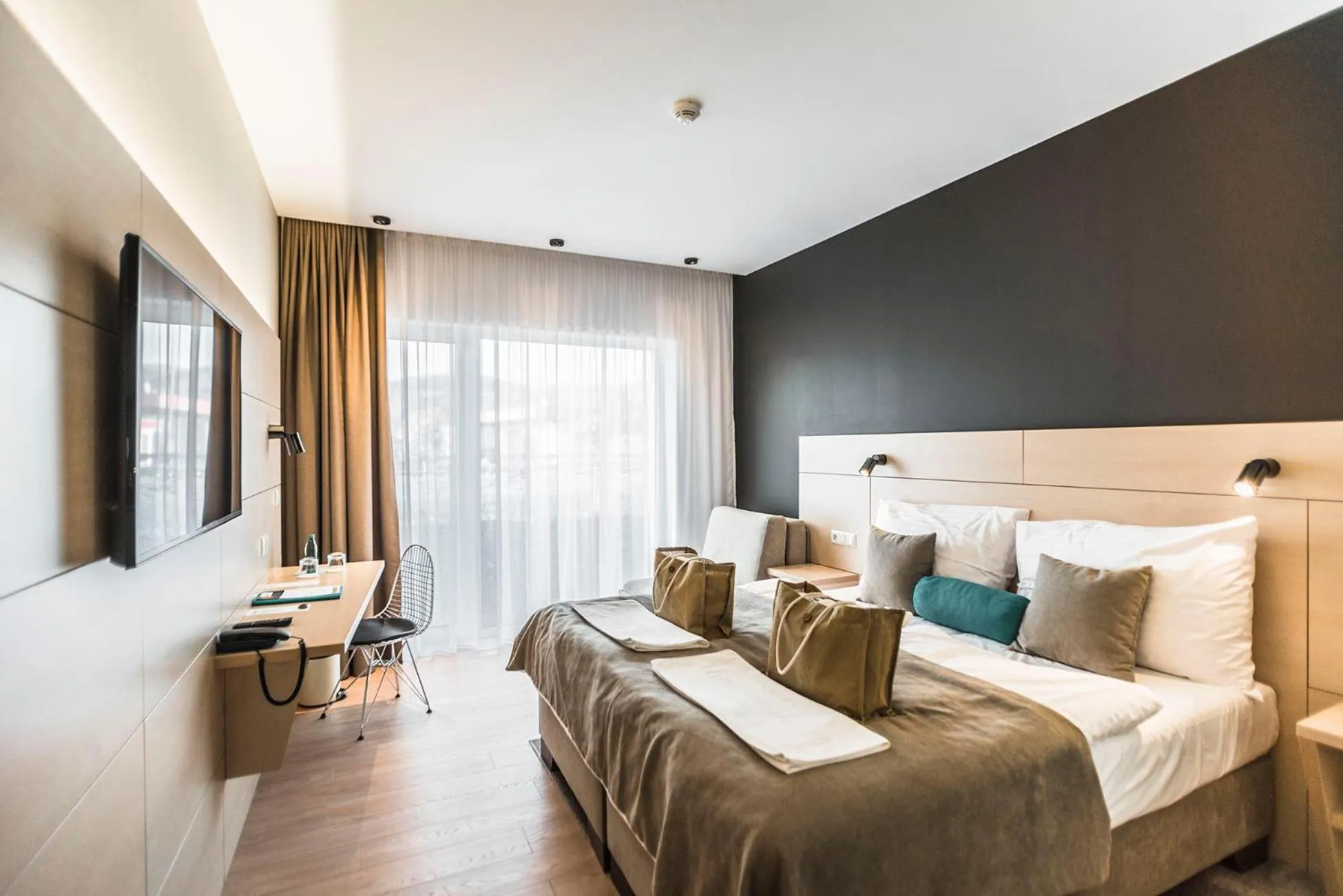 Bedroom, Bed in Hotel Thermal ŠÍRAVA