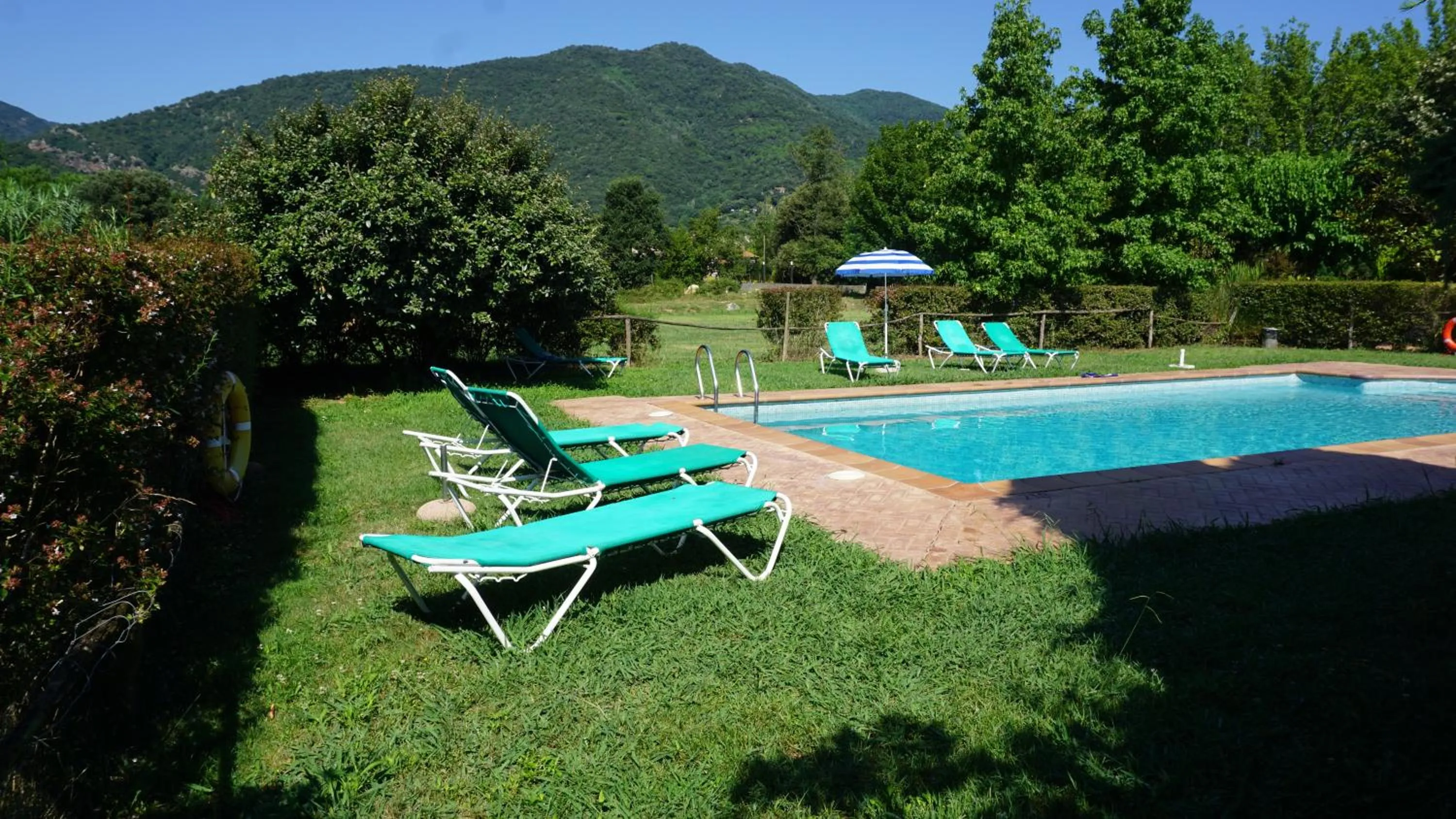 Pool view in Casa rural Can Jepet