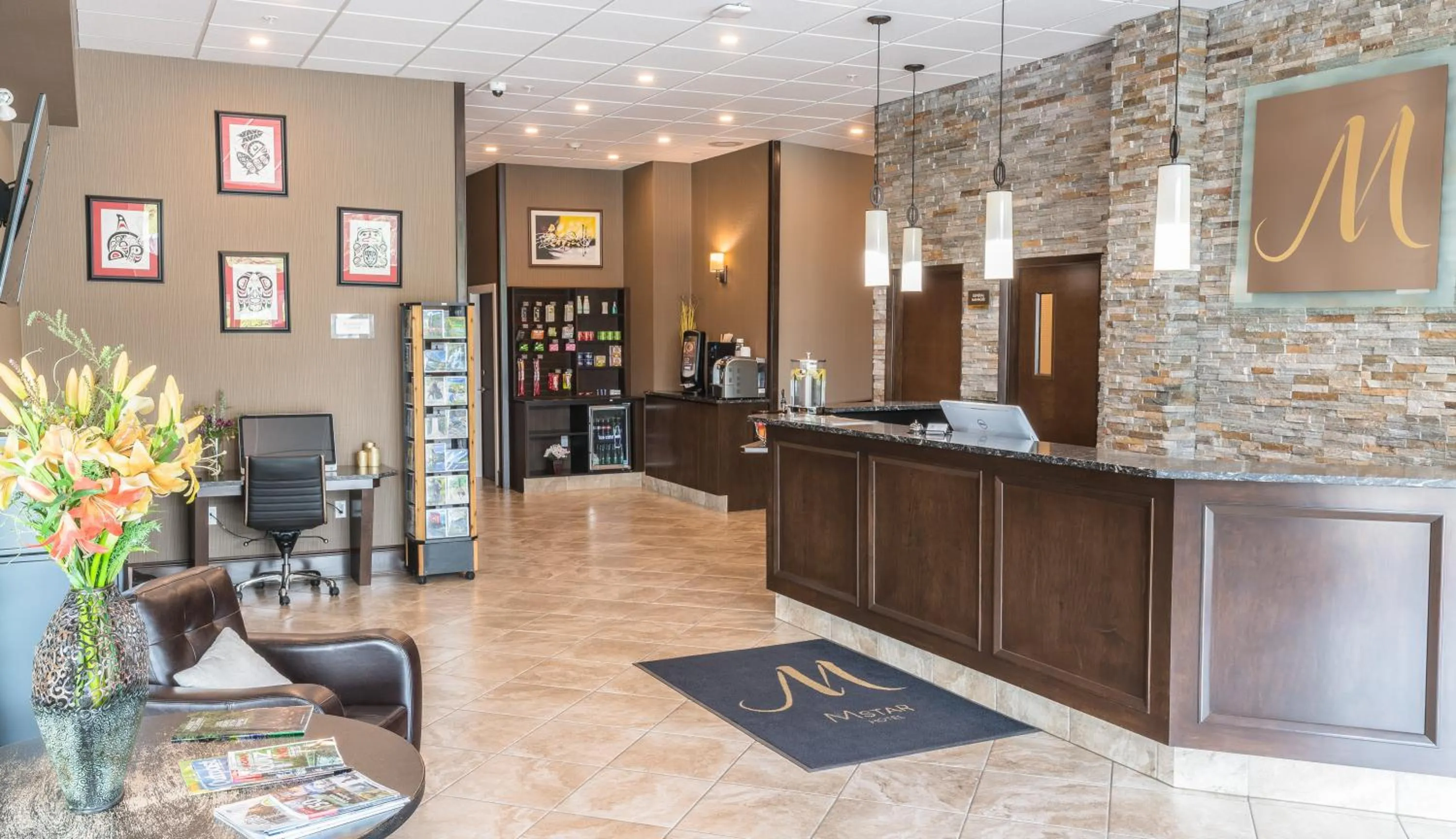 Lobby or reception in MStar Hotel