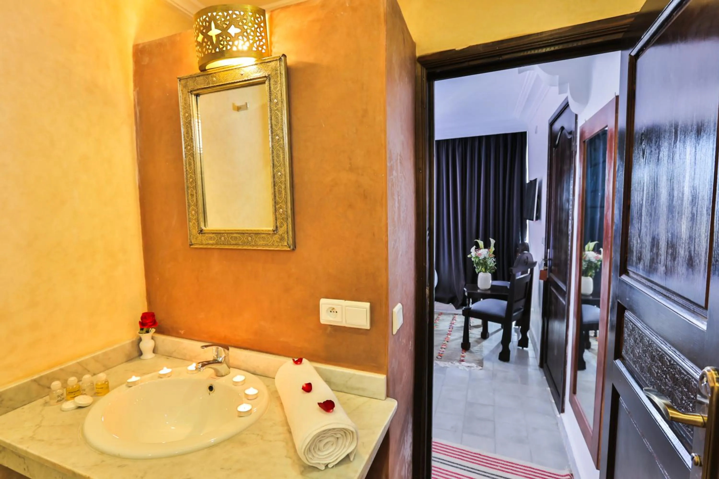 Bathroom in Riad Diamant Blanc
