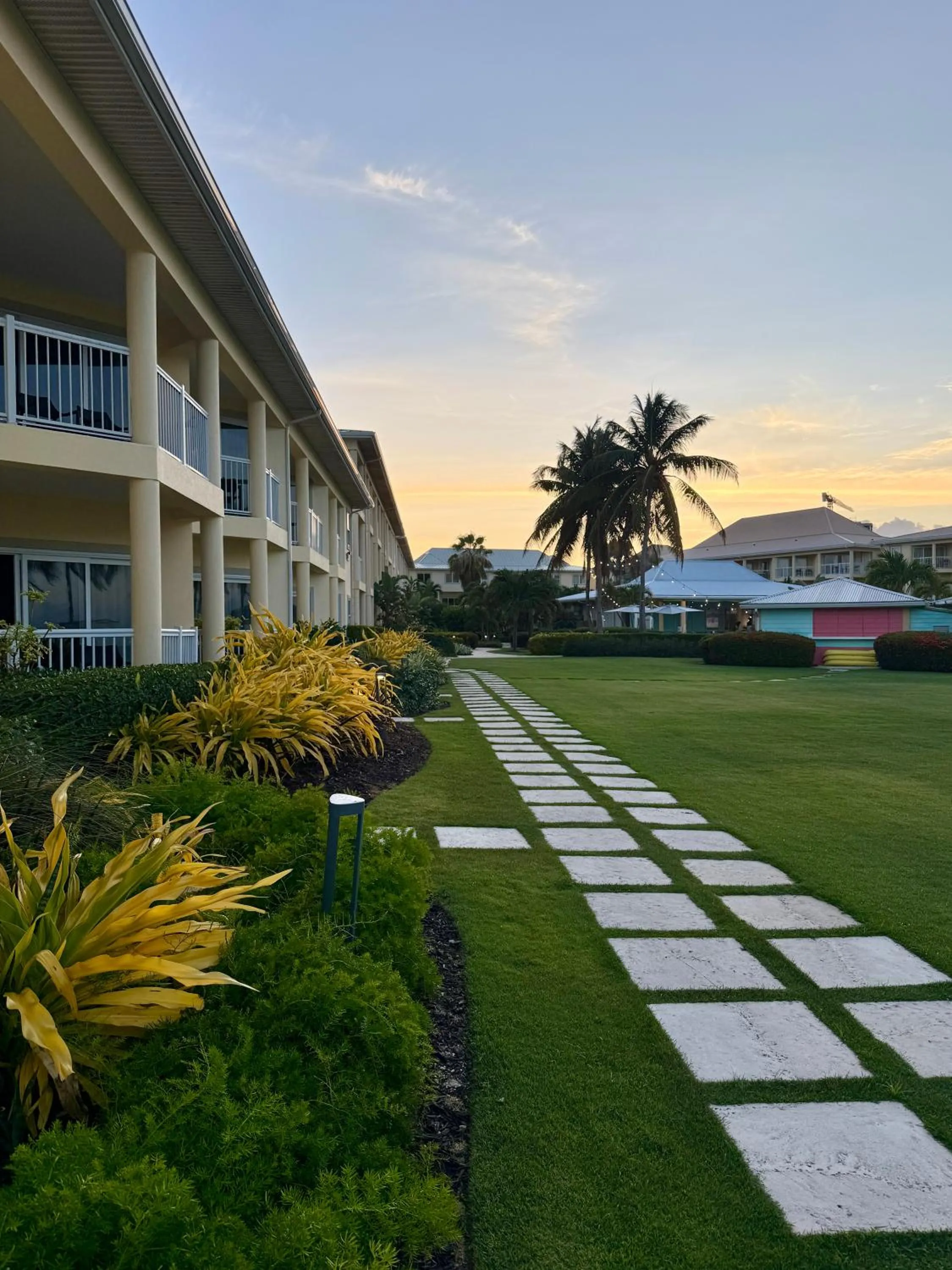 Inner courtyard view in The Grand Caymanian Resort