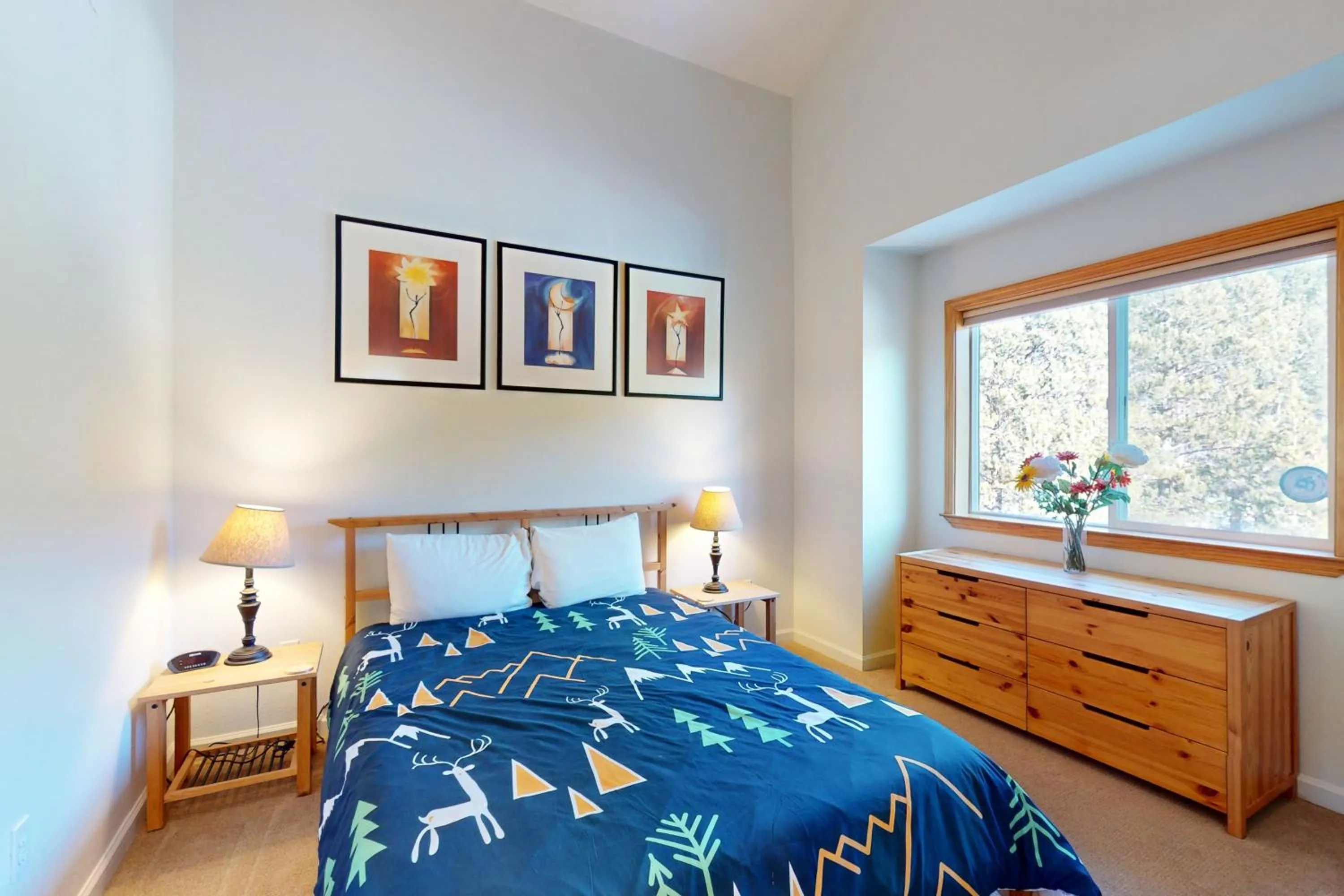 Bed in Squaw Valley Ski Flat