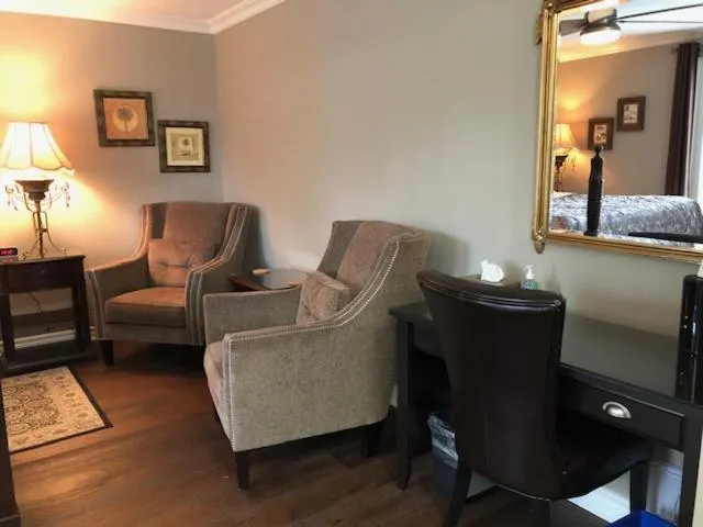 Seating area in Casa Blanca Boutique Bed & Breakfast