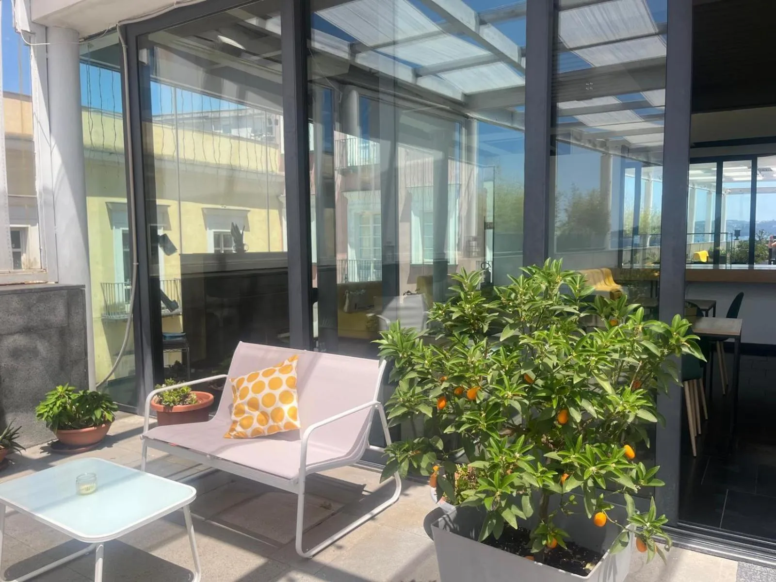 Balcony/Terrace in Hotel Terme Neronensis